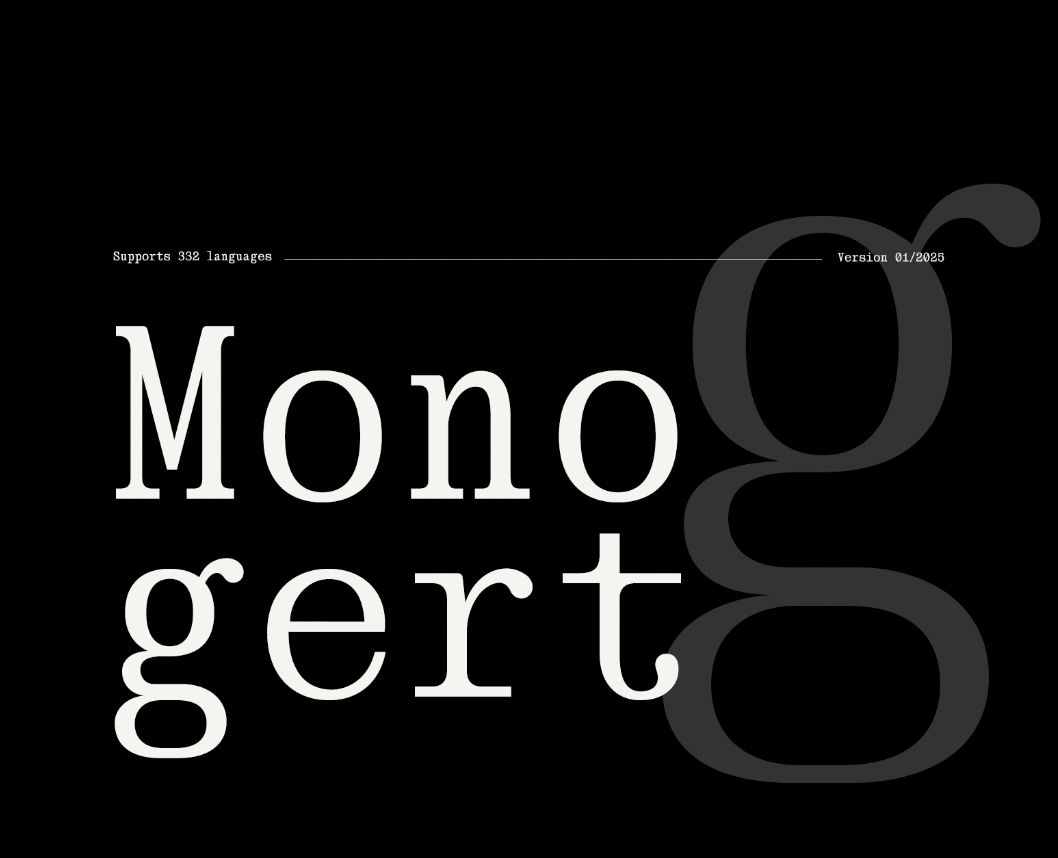 Шрифт Monogert — Графика на Dprofile