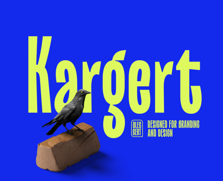 Шрифт Kargert — Графика на Dprofile