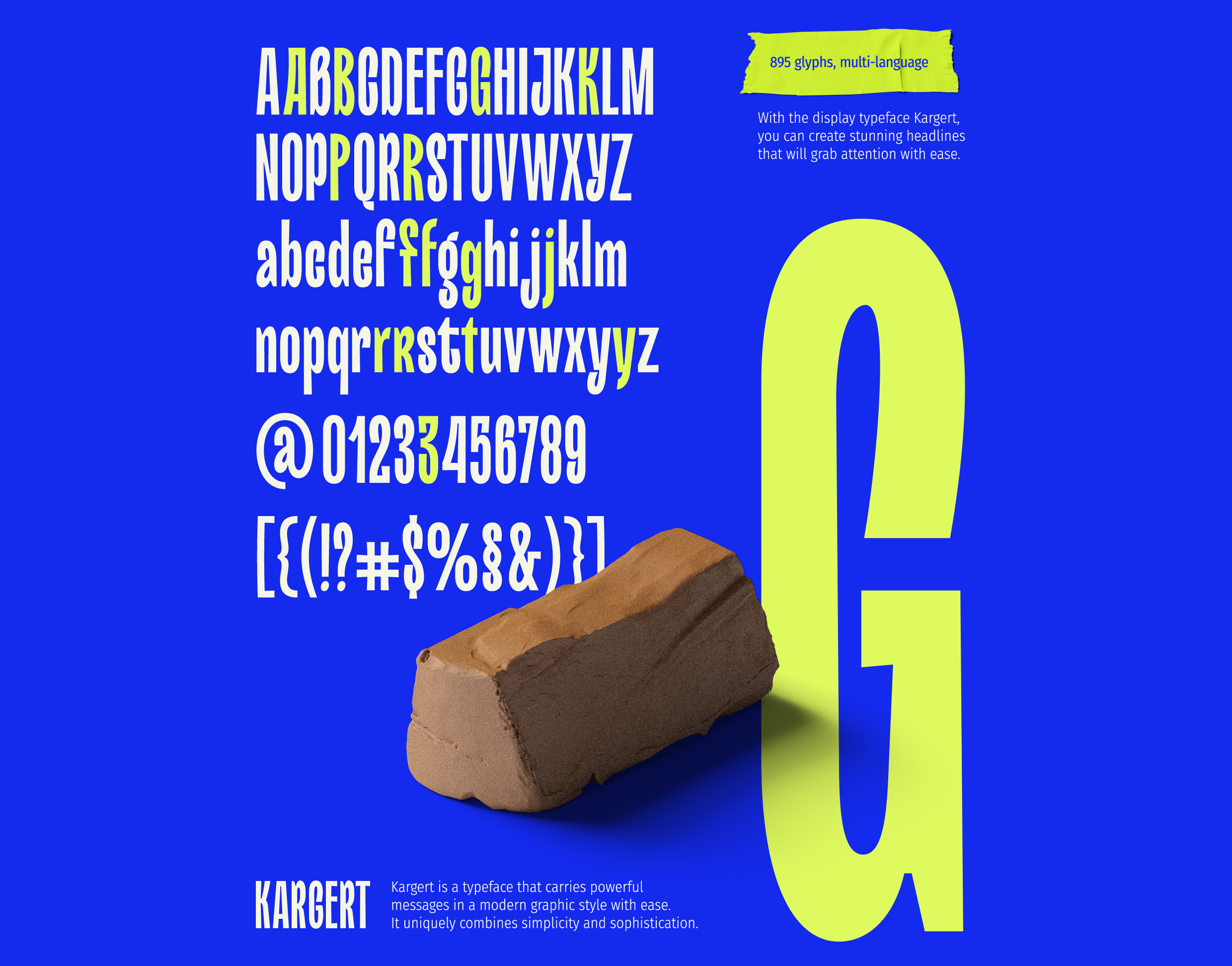 Шрифт Kargert — Изображение №2 — Графика на Dprofile