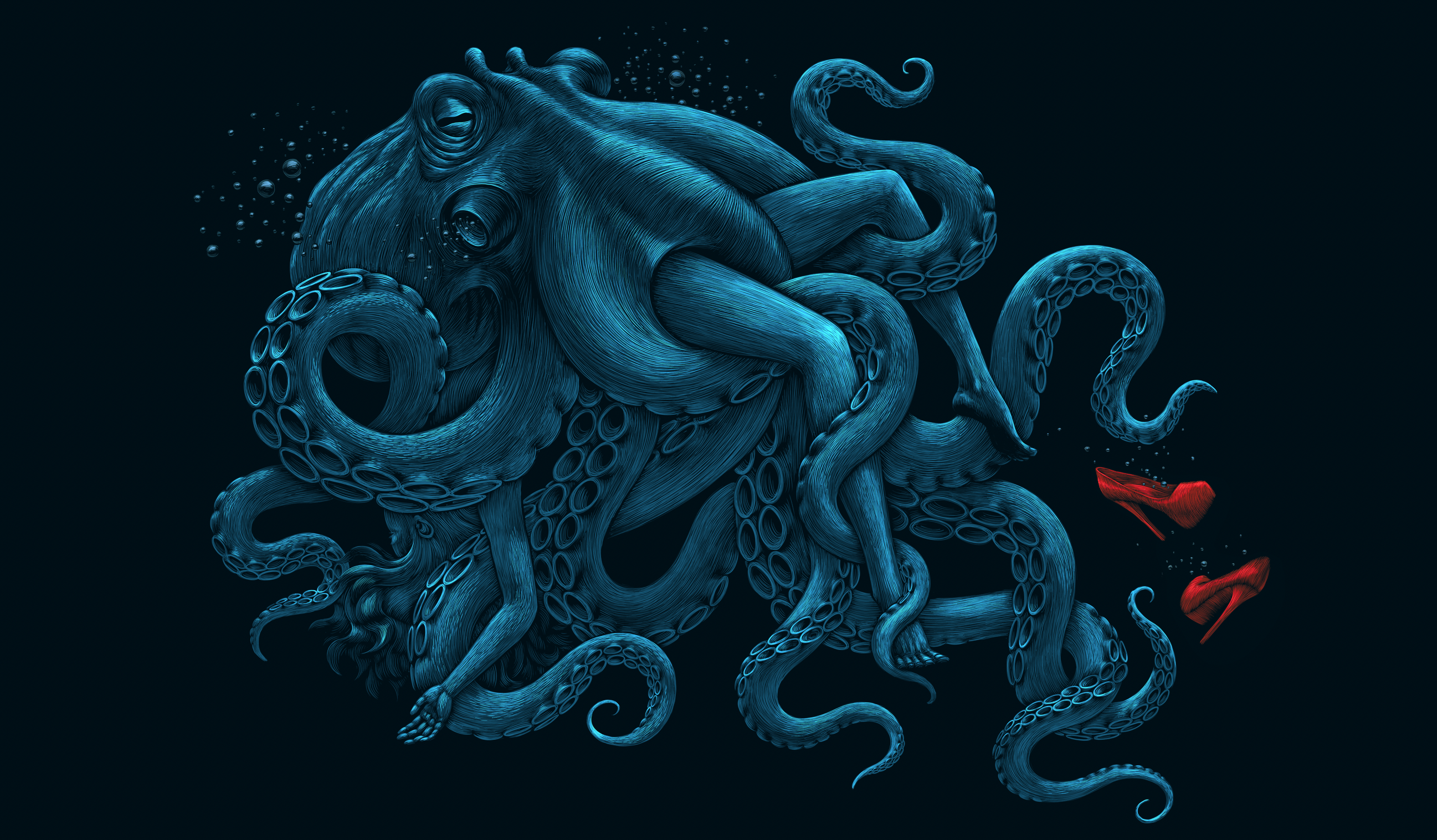 Under water — Изображение №5 — Иллюстрация на Dprofile