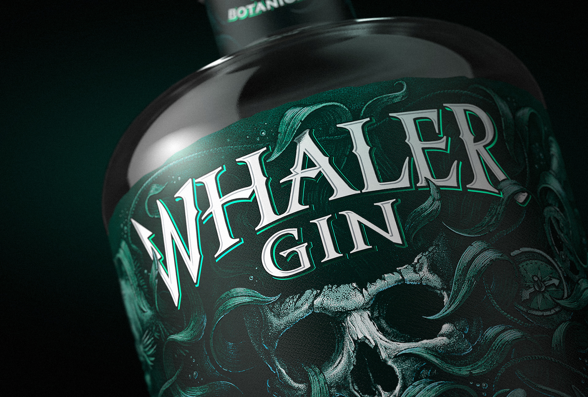 Whaler Gin - Label — Изображение №6 — Брендинг, Иллюстрация на Dprofile