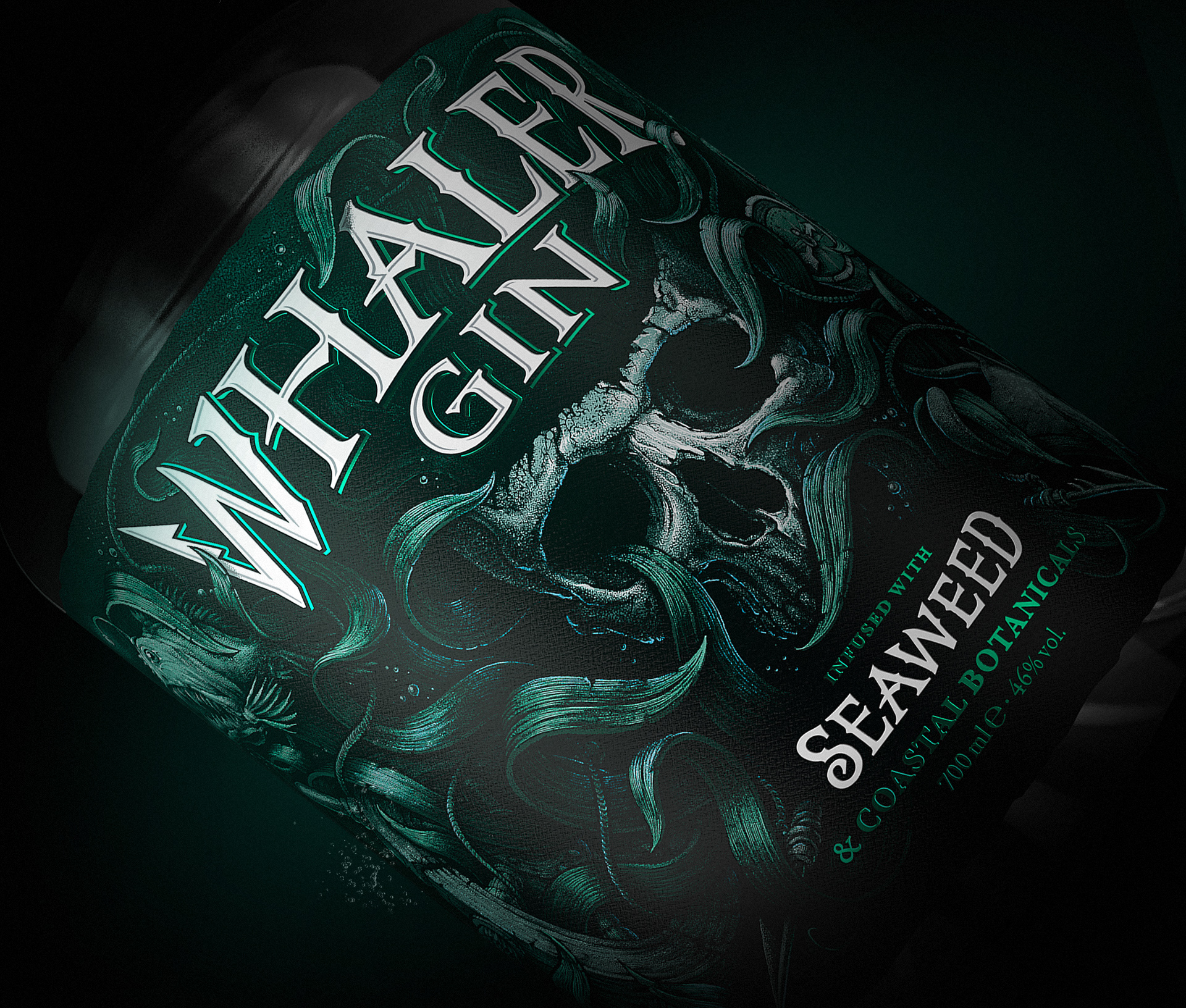 Whaler Gin - Label — Изображение №3 — Брендинг, Иллюстрация на Dprofile