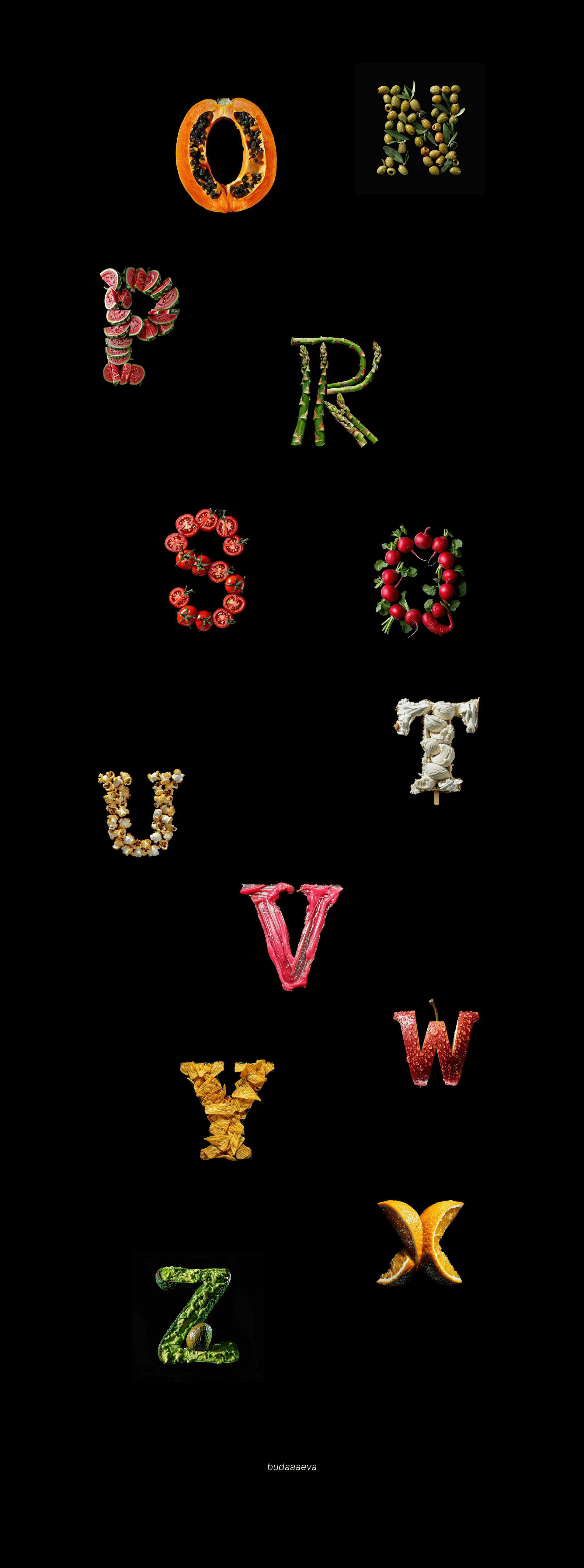 Food font — Изображение №2 — Интерфейсы, Графика на Dprofile