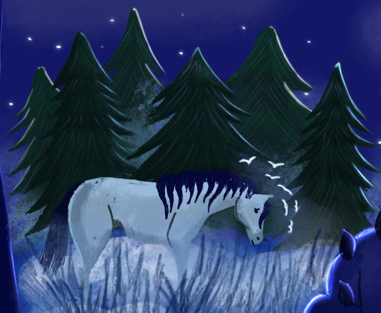 Иллюстрация и леттеринг обложки для книги "Ежик в тумане" — Изображение №5 — Иллюстрация, Графика на Dprofile