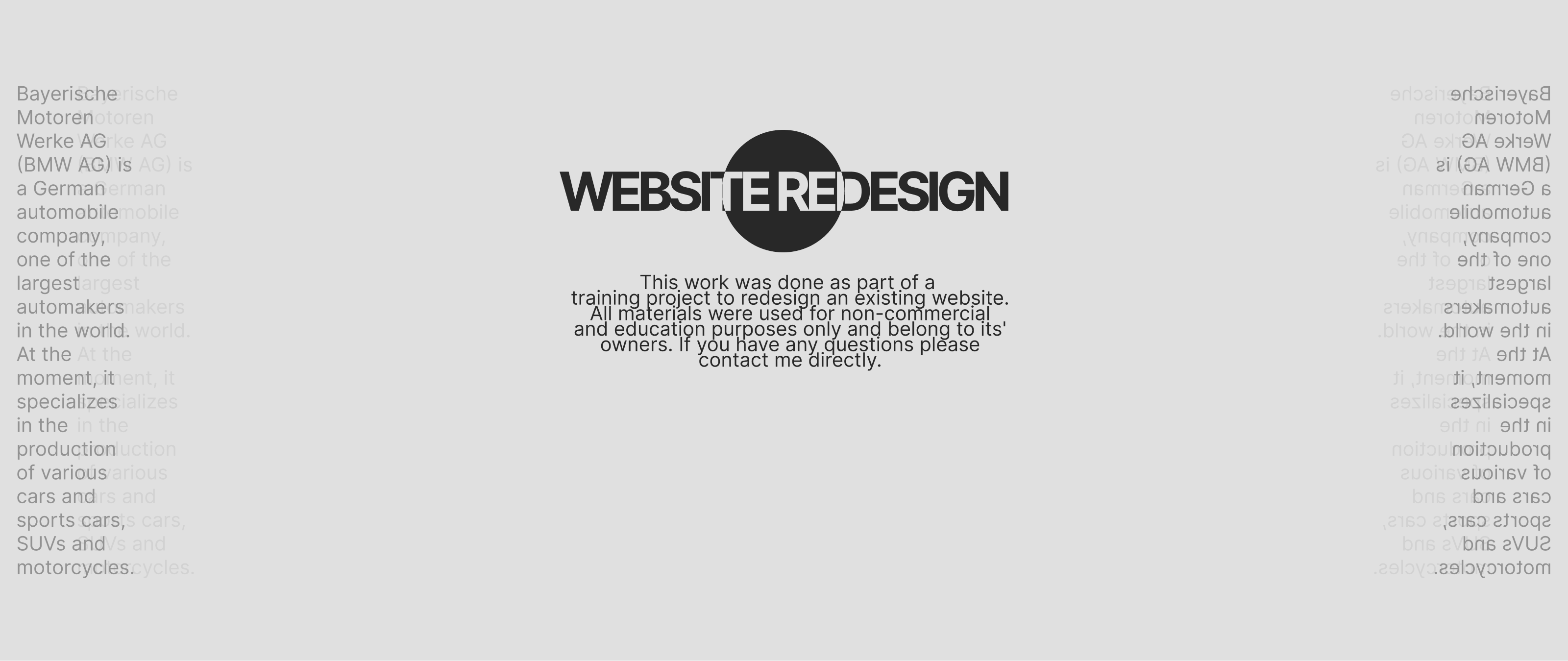 BMW | Corporate website — Изображение №2 — Интерфейсы, Анимация на Dprofile