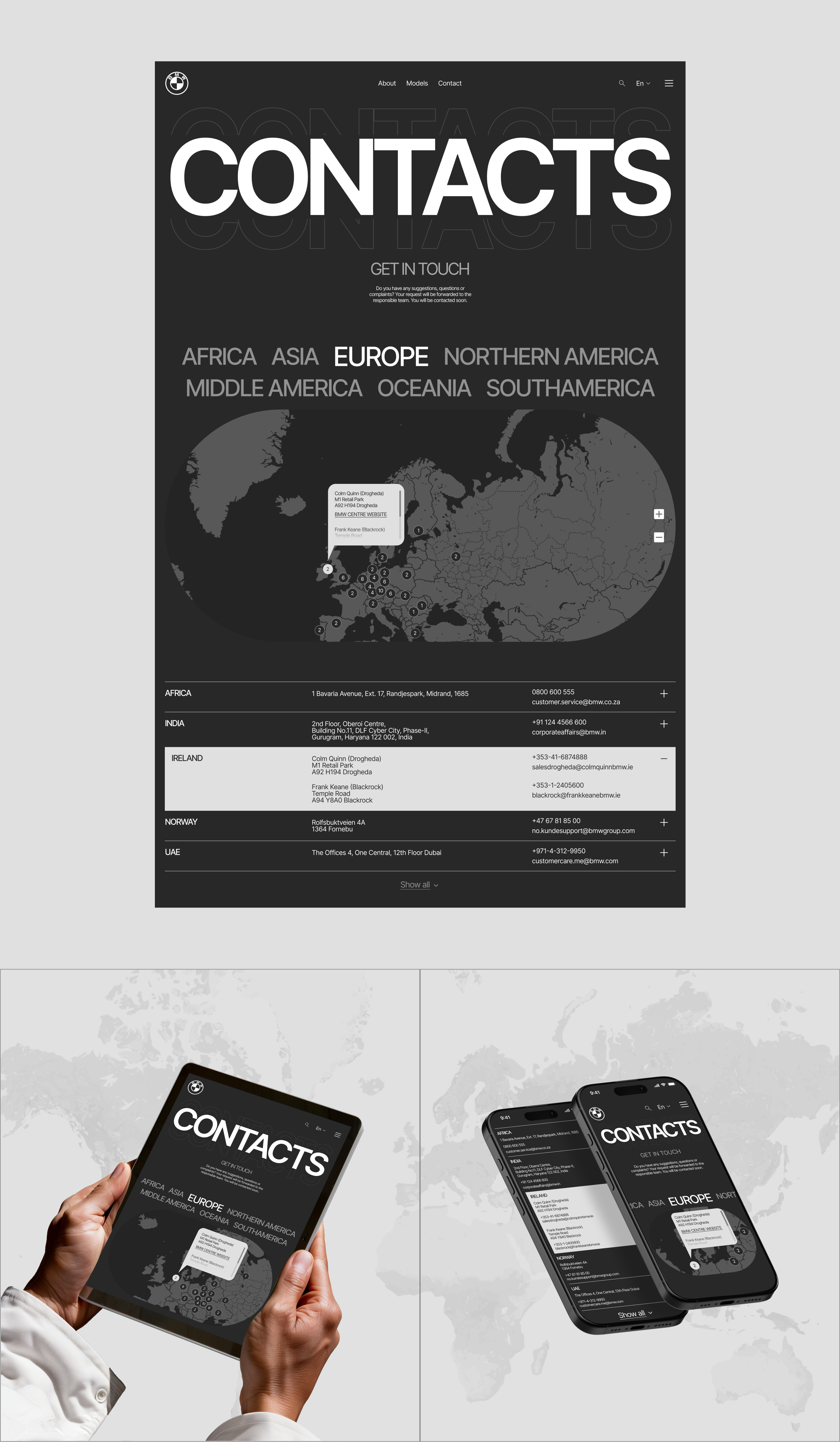 BMW | Corporate website — Изображение №10 — Интерфейсы, Анимация на Dprofile