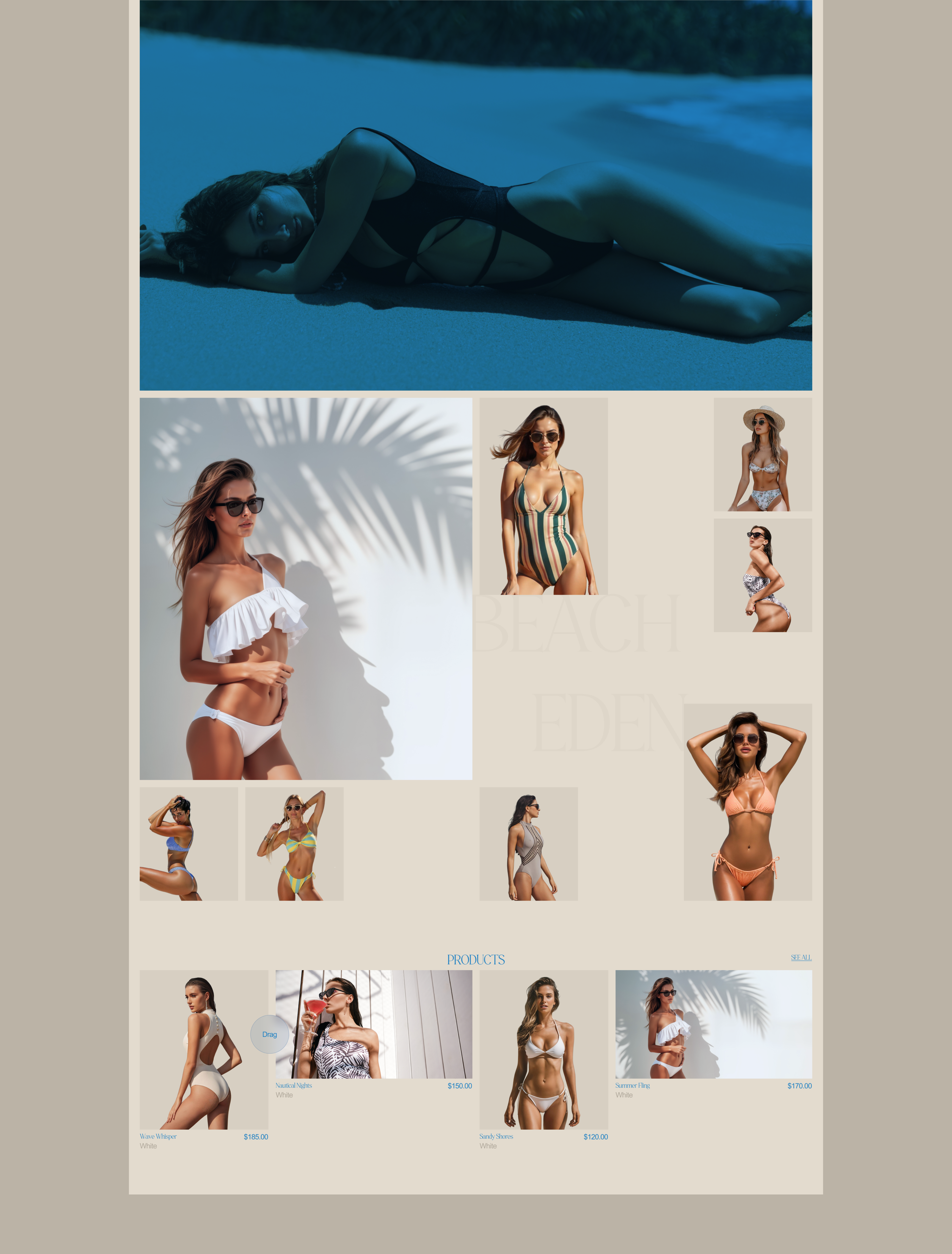 Beach Eden - Web design — Изображение №13 — Интерфейсы, Анимация на Dprofile