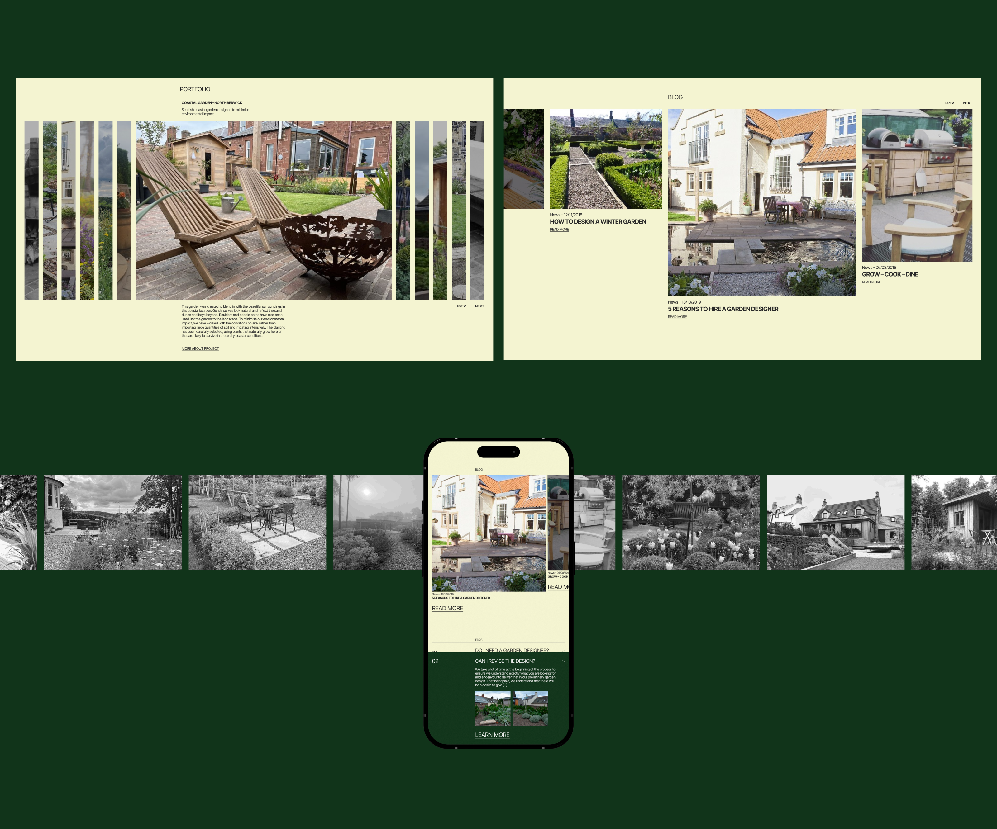 BLOSSOMING GARDENS | LANDING PAGE — Изображение №5 — Интерфейсы, Анимация на Dprofile