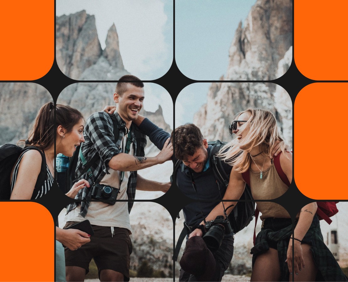Friends Community Identity — Брендинг на Dprofile