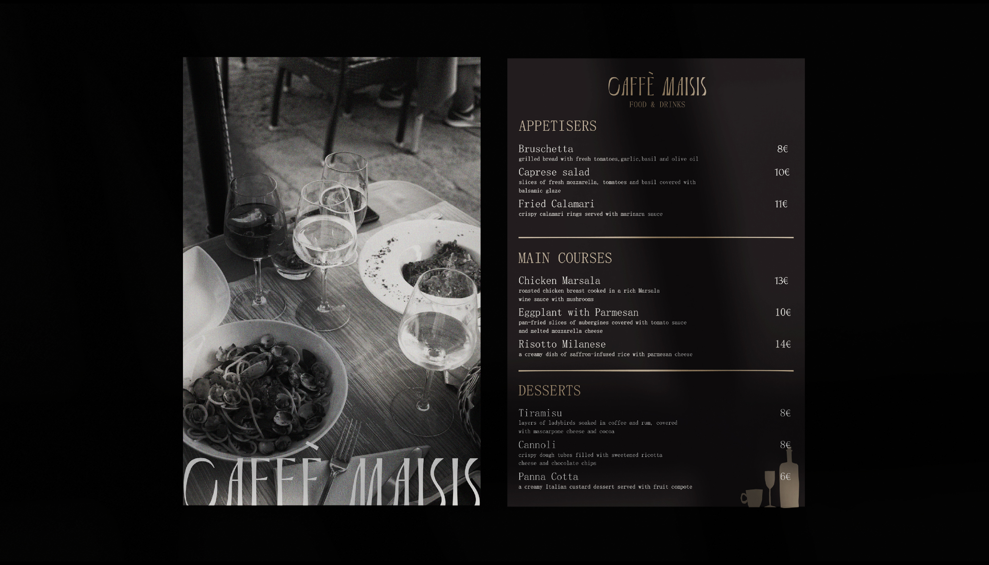 фирменный стиль для ресторана — Изображение №5 — Брендинг, Графика на Dprofile