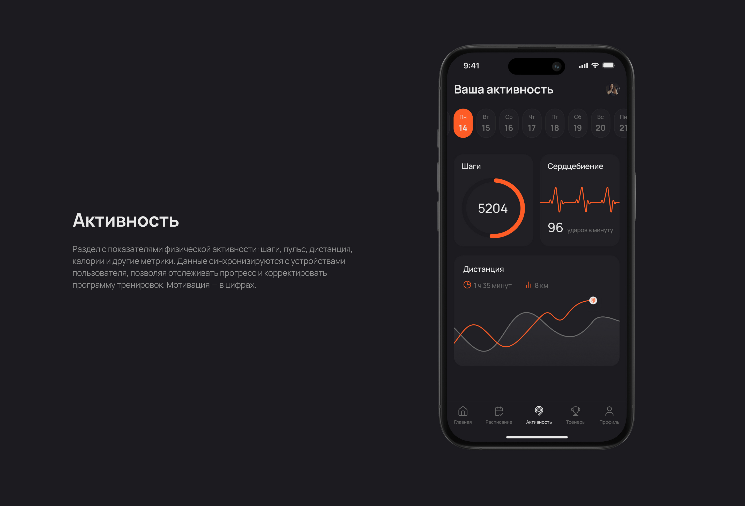 Fitness club app — Изображение №11 — Интерфейсы на Dprofile