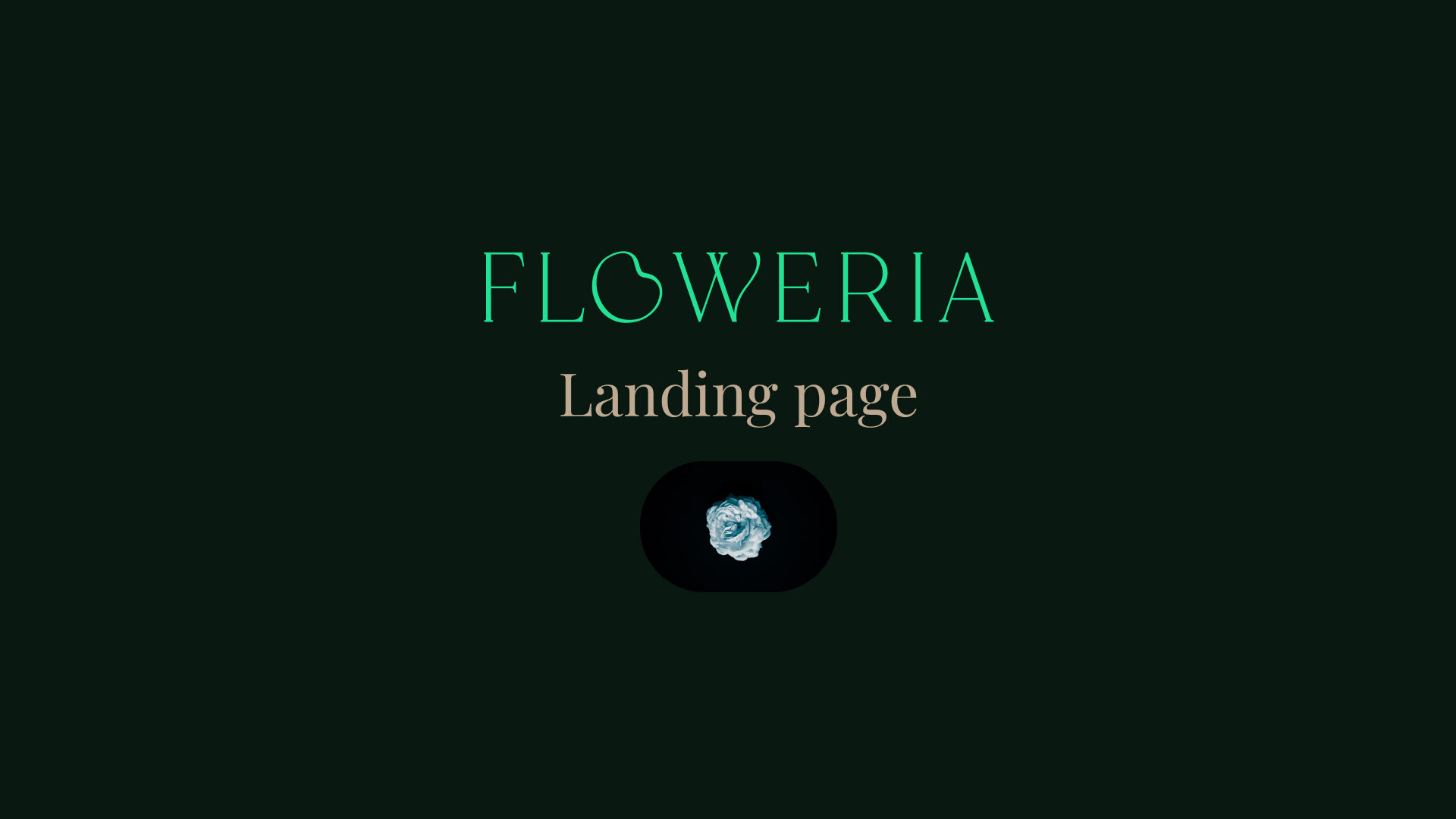 Floweria|Landing page for flower shop . Лендинг для флориста — Изображение №1 — Интерфейсы на Dprofile