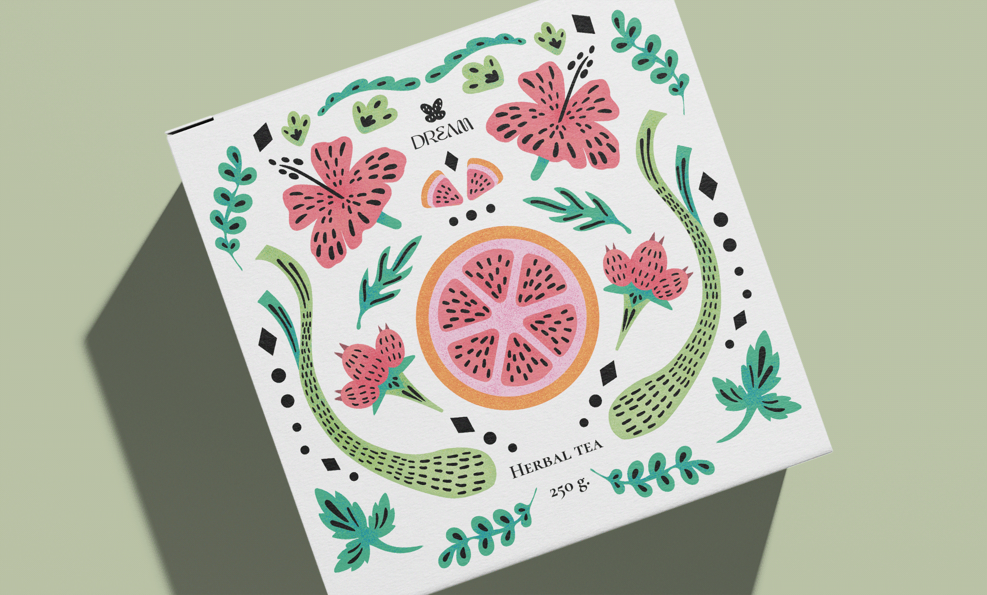 Dream| Tea Packaging design and illustrations — Изображение №4 — Брендинг, Иллюстрация на Dprofile