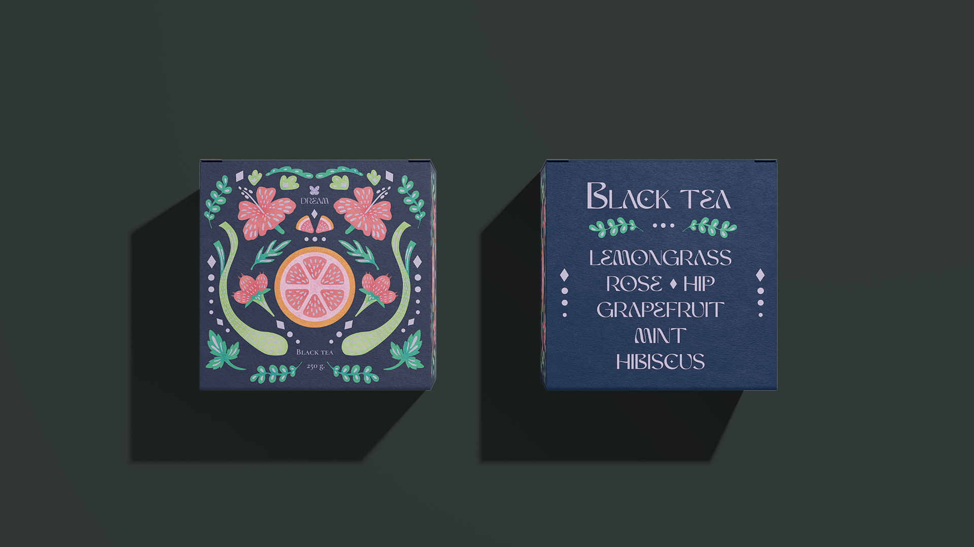 Dream| Tea Packaging design and illustrations — Изображение №11 — Брендинг, Иллюстрация на Dprofile