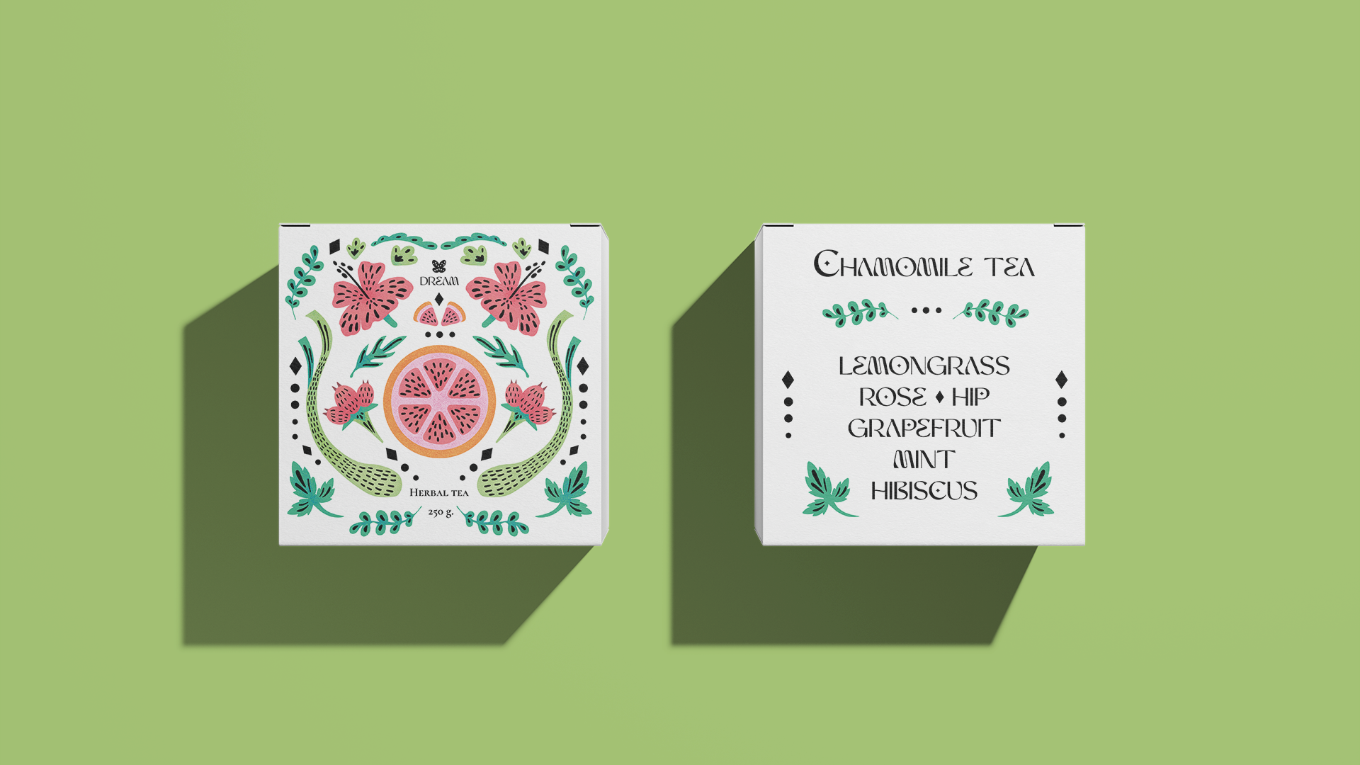 Dream| Tea Packaging design and illustrations — Изображение №9 — Брендинг, Иллюстрация на Dprofile