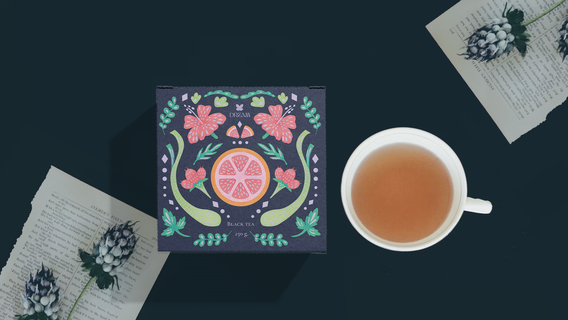 Dream| Tea Packaging design and illustrations — Изображение №10 — Брендинг, Иллюстрация на Dprofile
