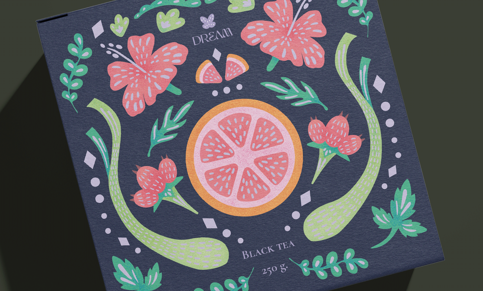 Dream| Tea Packaging design and illustrations — Изображение №6 — Брендинг, Иллюстрация на Dprofile