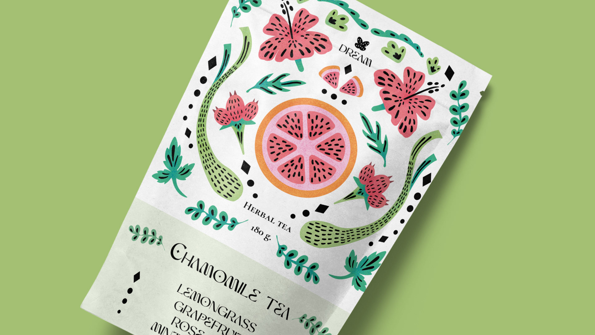 Dream| Tea Packaging design and illustrations — Изображение №12 — Брендинг, Иллюстрация на Dprofile