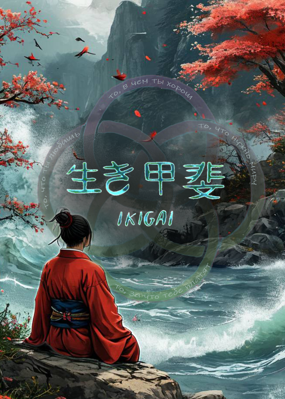 ikigai — Изображение №1 — Иллюстрация, Графика на Dprofile