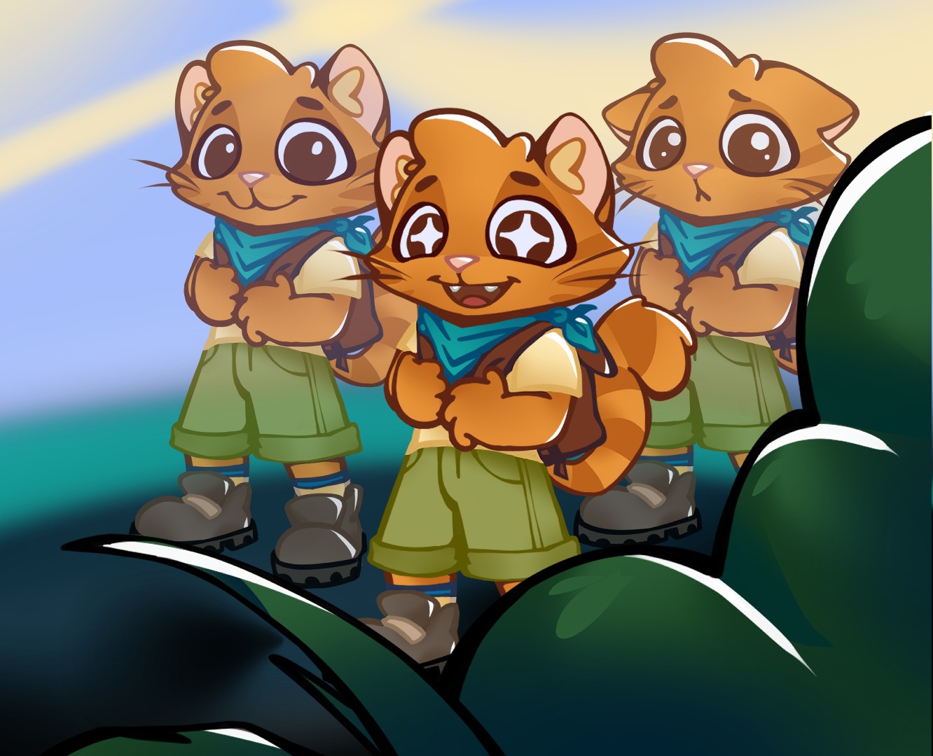 Персонаж для квиз-приложения — Иллюстрация на Dprofile