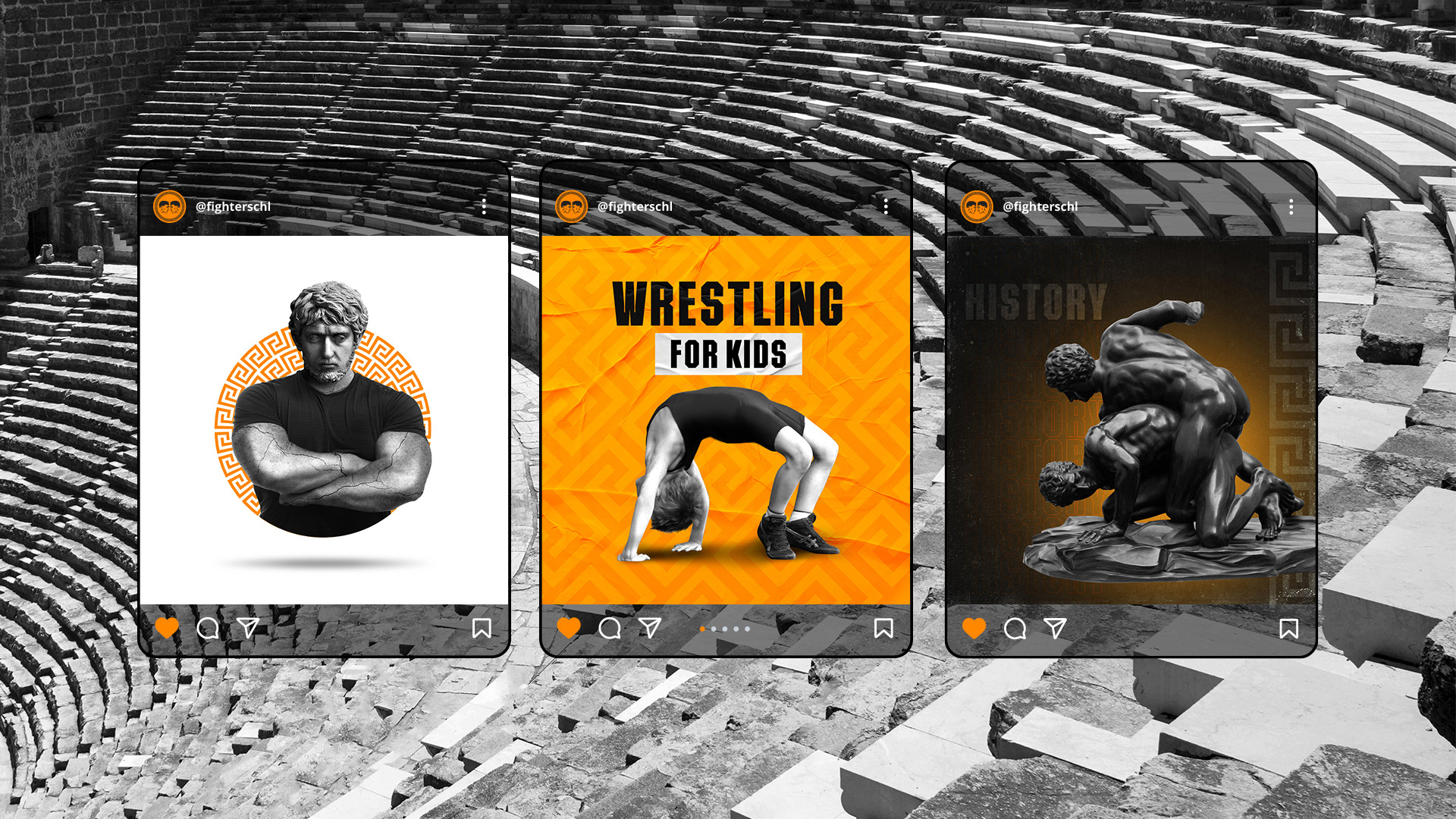 Wrestling School Branding — Изображение №8 — Брендинг, Графика на Dprofile