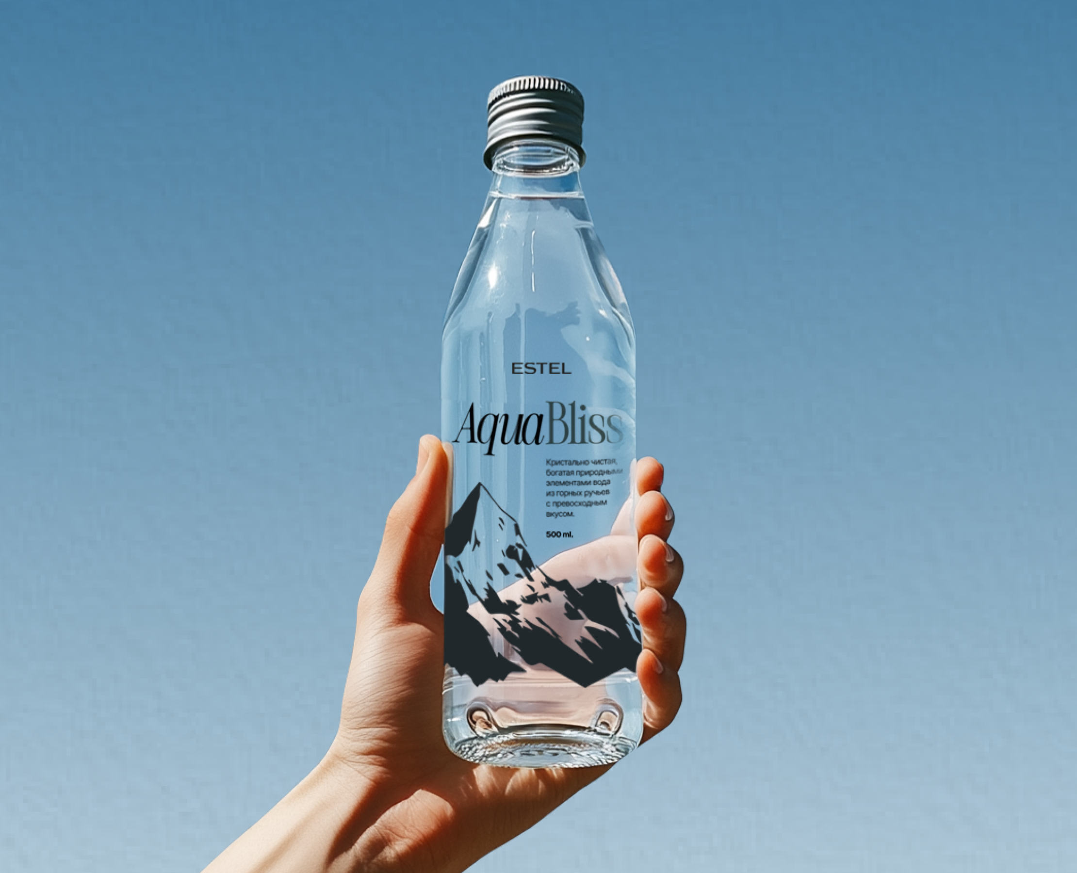 Этикетка питьевой воды | Дизайн упаковки — Брендинг на Dprofile