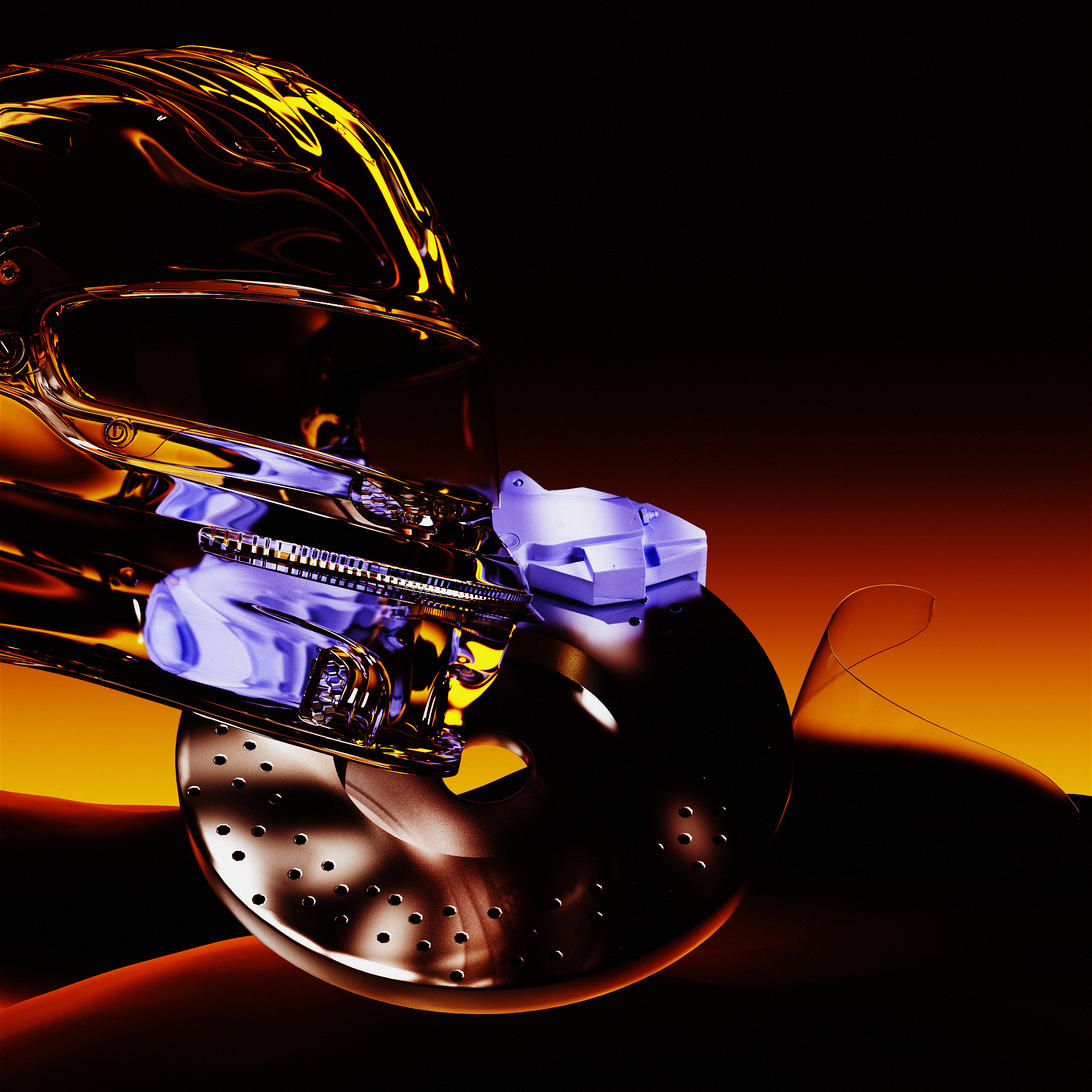 Helmet.c4d — Изображение №1 — Иллюстрация, 3D на Dprofile