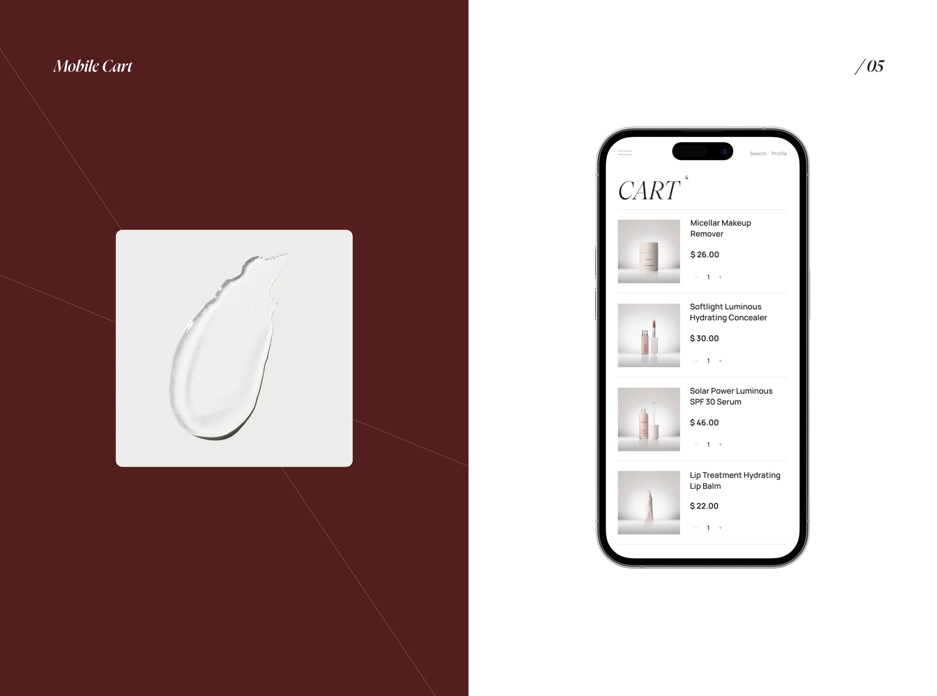 ROSE INC | ONLINE COSMETICS STORE — Изображение №8 — Интерфейсы на Dprofile