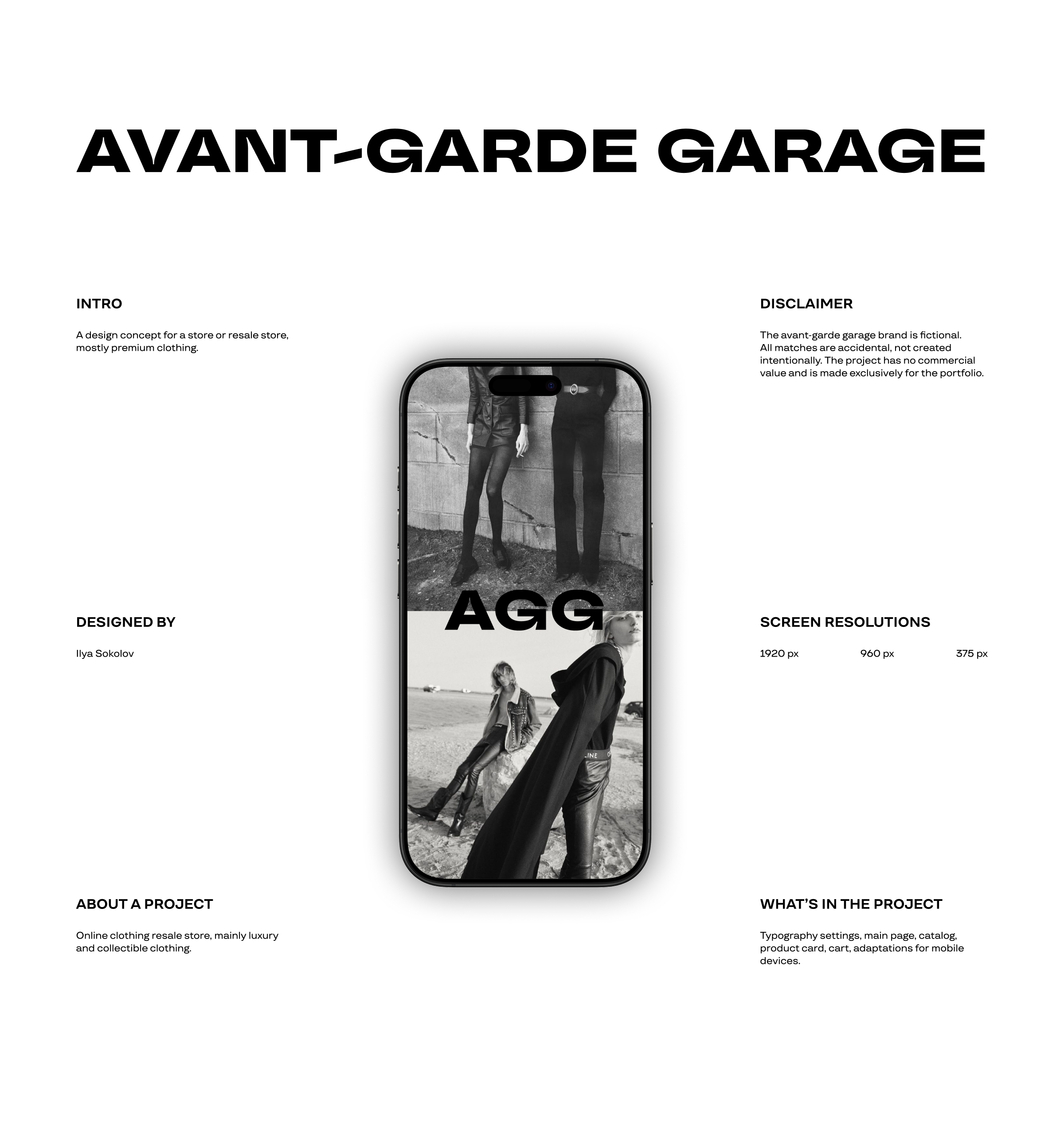 AVANT-GARDE GARAGE — Изображение №2 — Интерфейсы, Графика на Dprofile