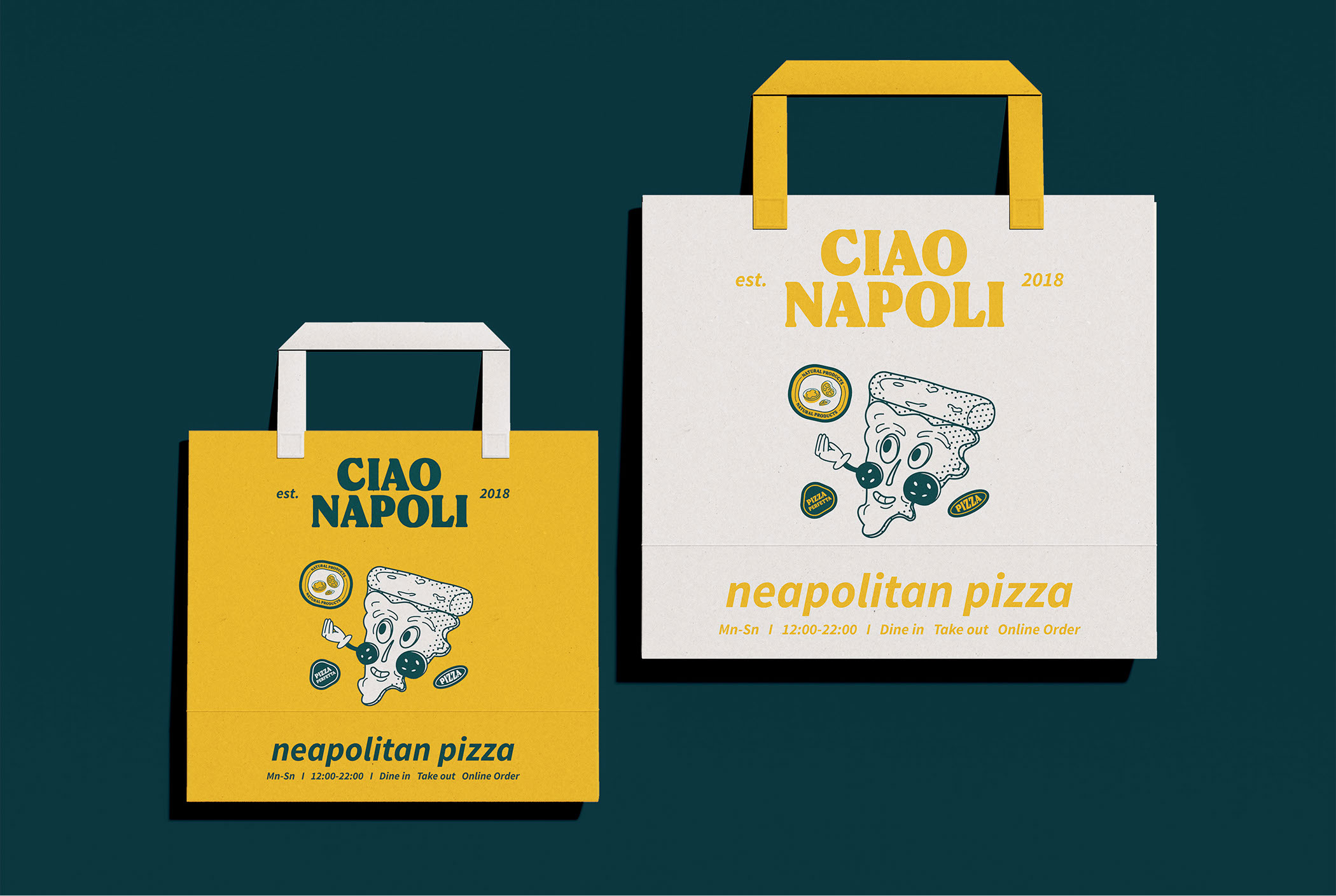 Branding for Neapolitan Pizzeria — Изображение №11 — Брендинг на Dprofile