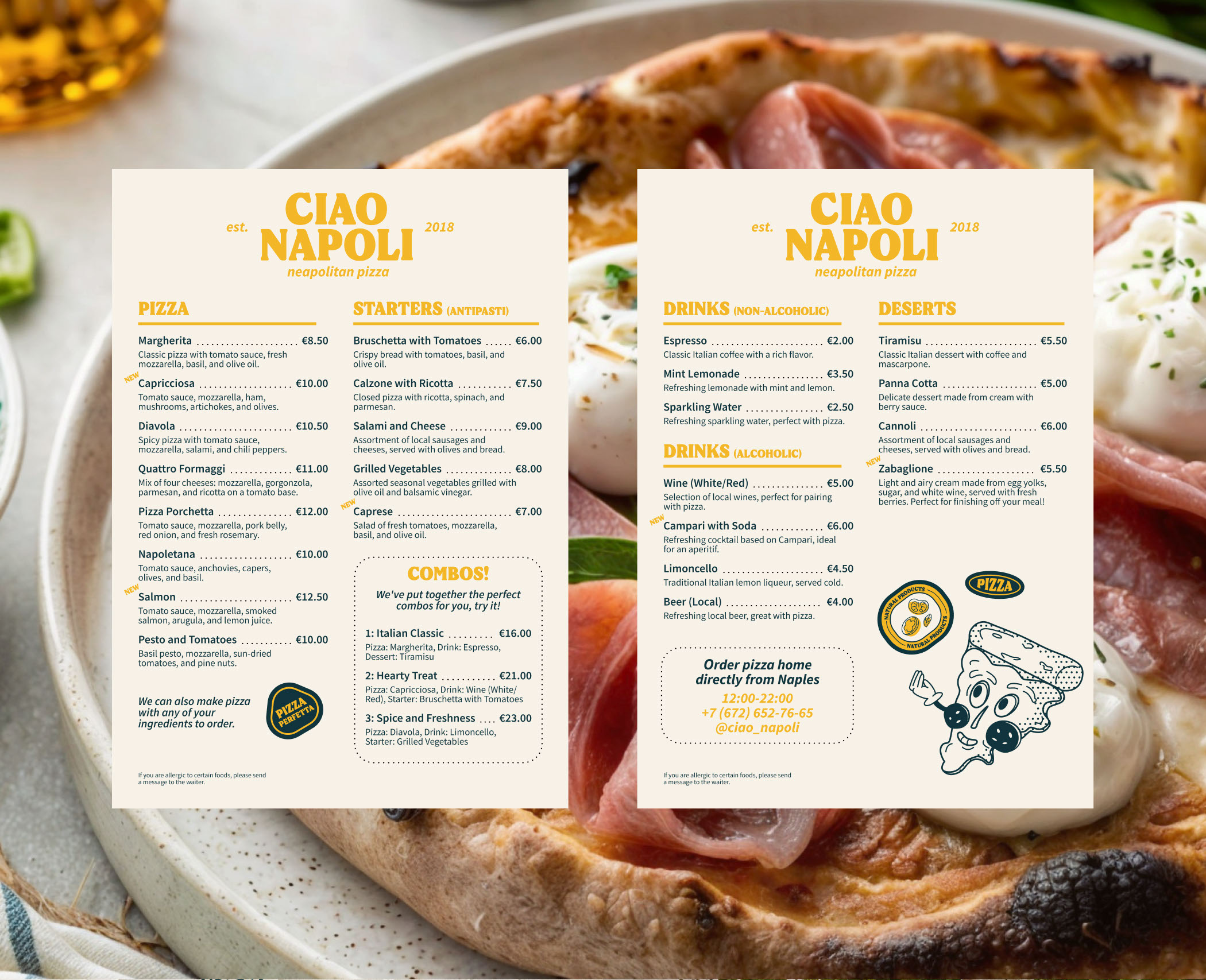 Branding for Neapolitan Pizzeria — Изображение №6 — Брендинг на Dprofile