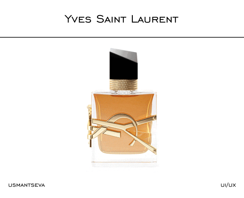 Yves Saint Laurent | Веб-сайт — Интерфейсы на Dprofile
