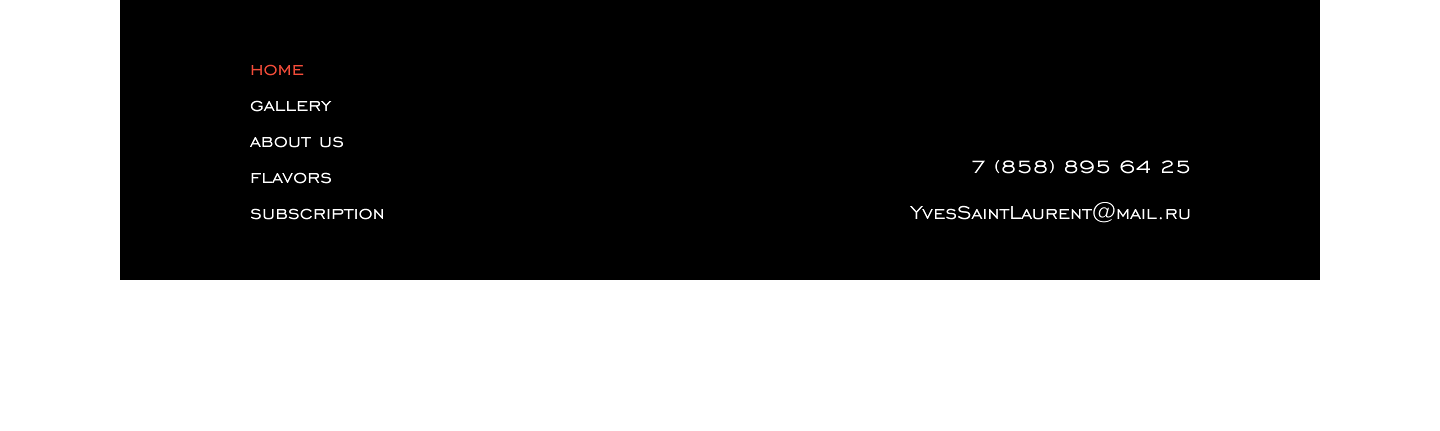 Yves Saint Laurent | Веб-сайт — Изображение №10 — Интерфейсы на Dprofile