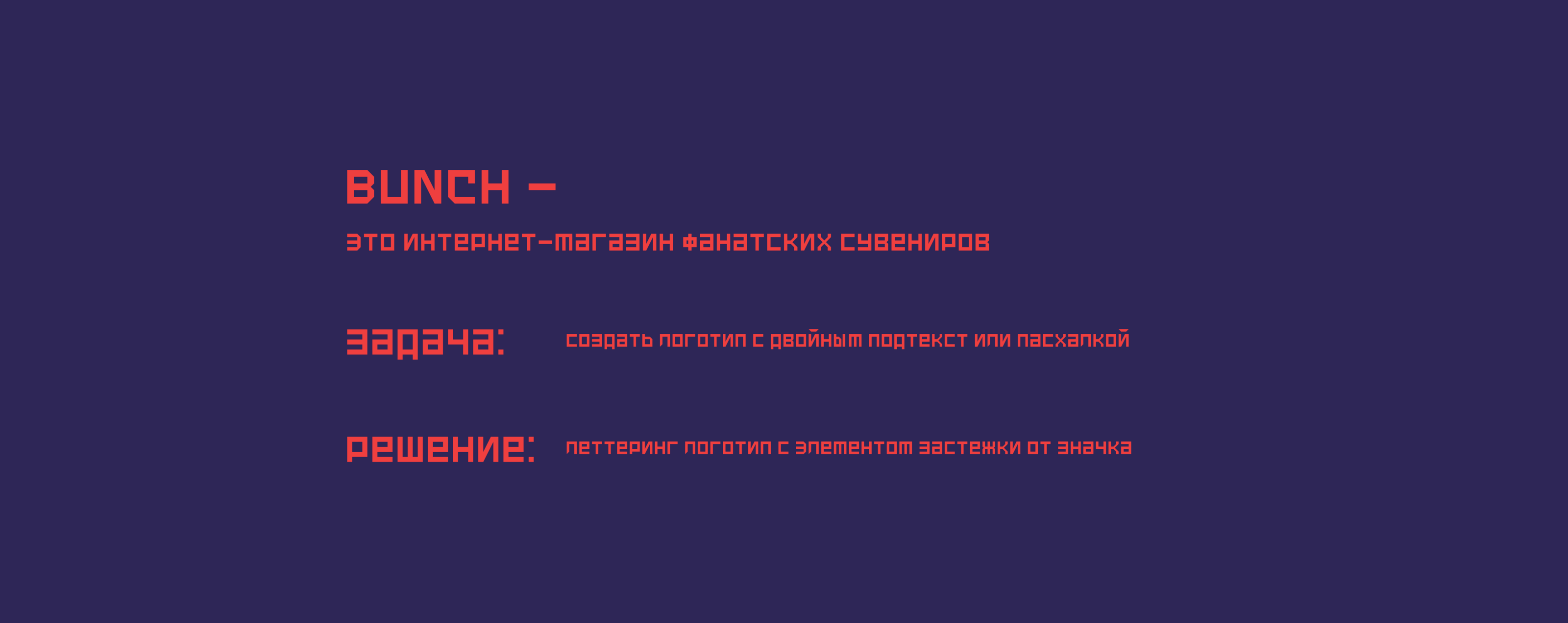 Bunch | GEEK SHOP — Изображение №3 — Брендинг на Dprofile