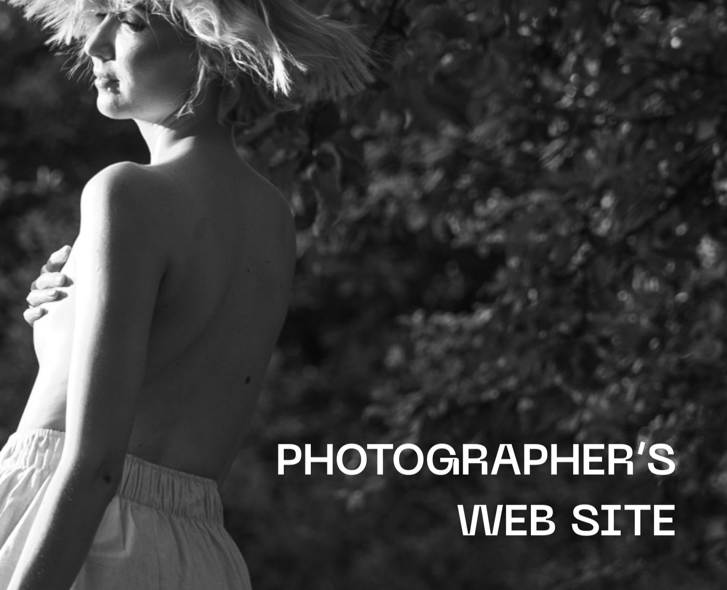 Многостраничный сайт-портфолио фотографа — Интерфейсы на Dprofile