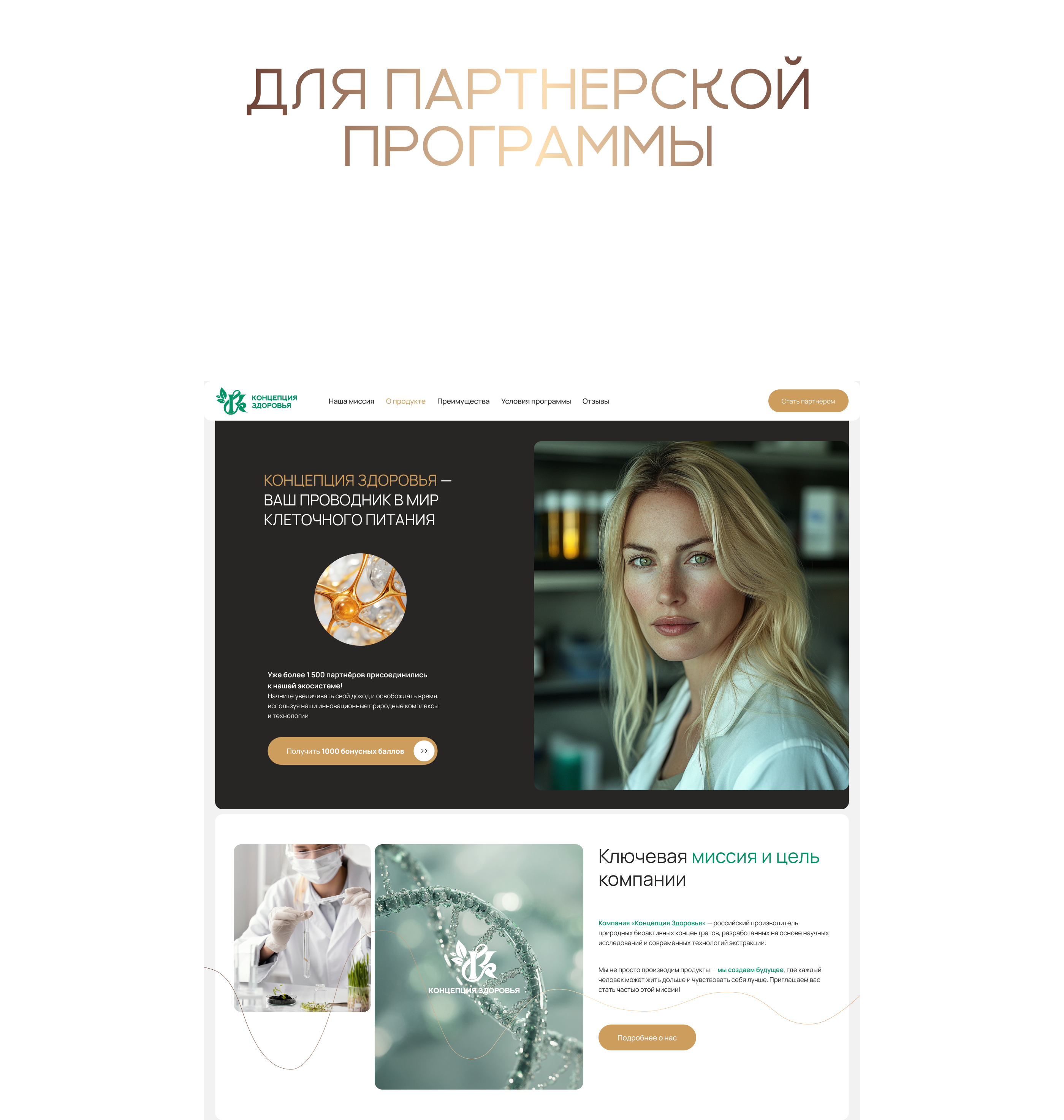 Презентация и лендинг для партнерской программы — Изображение №12 — Интерфейсы на Dprofile