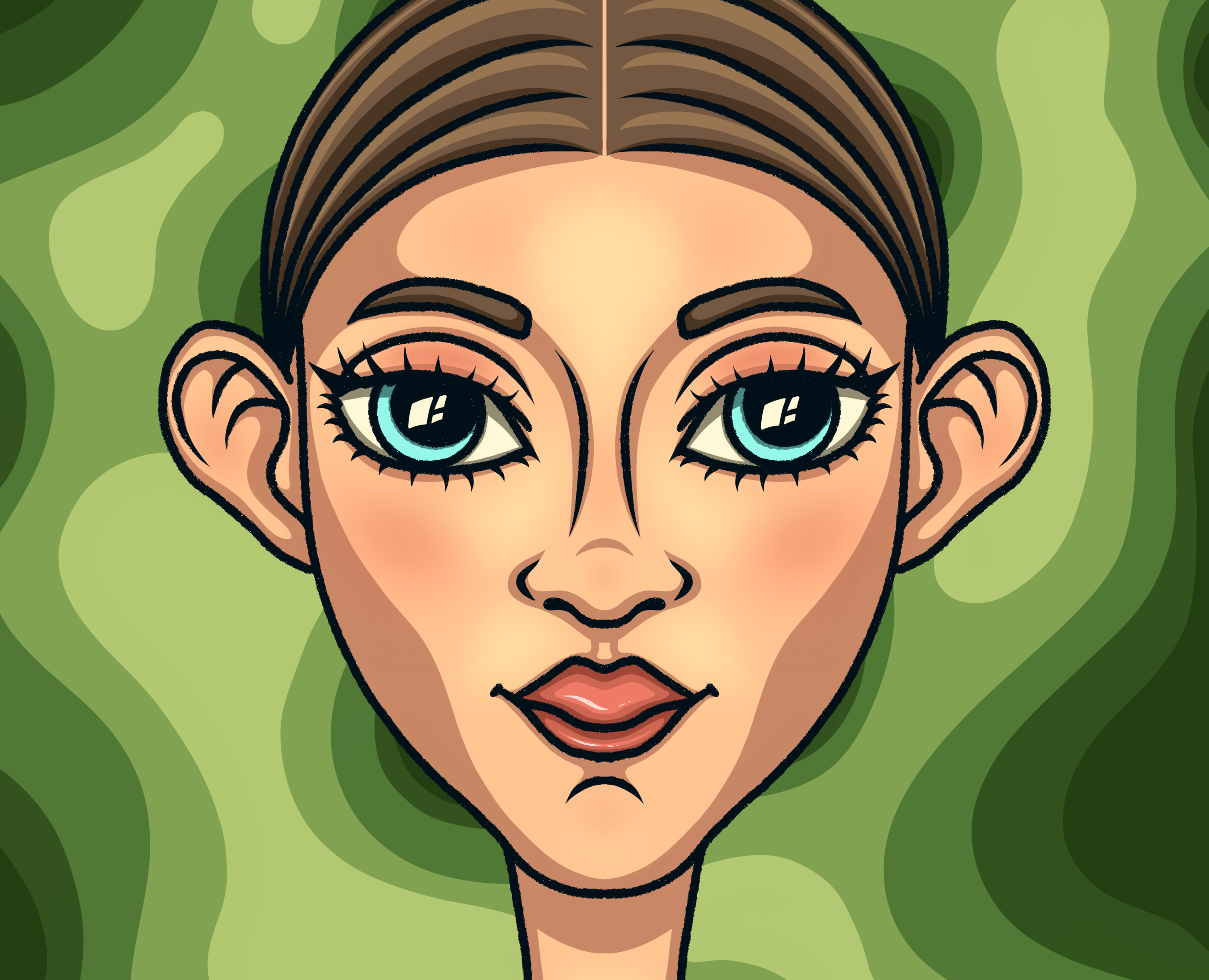 Портрет — Иллюстрация на Dprofile