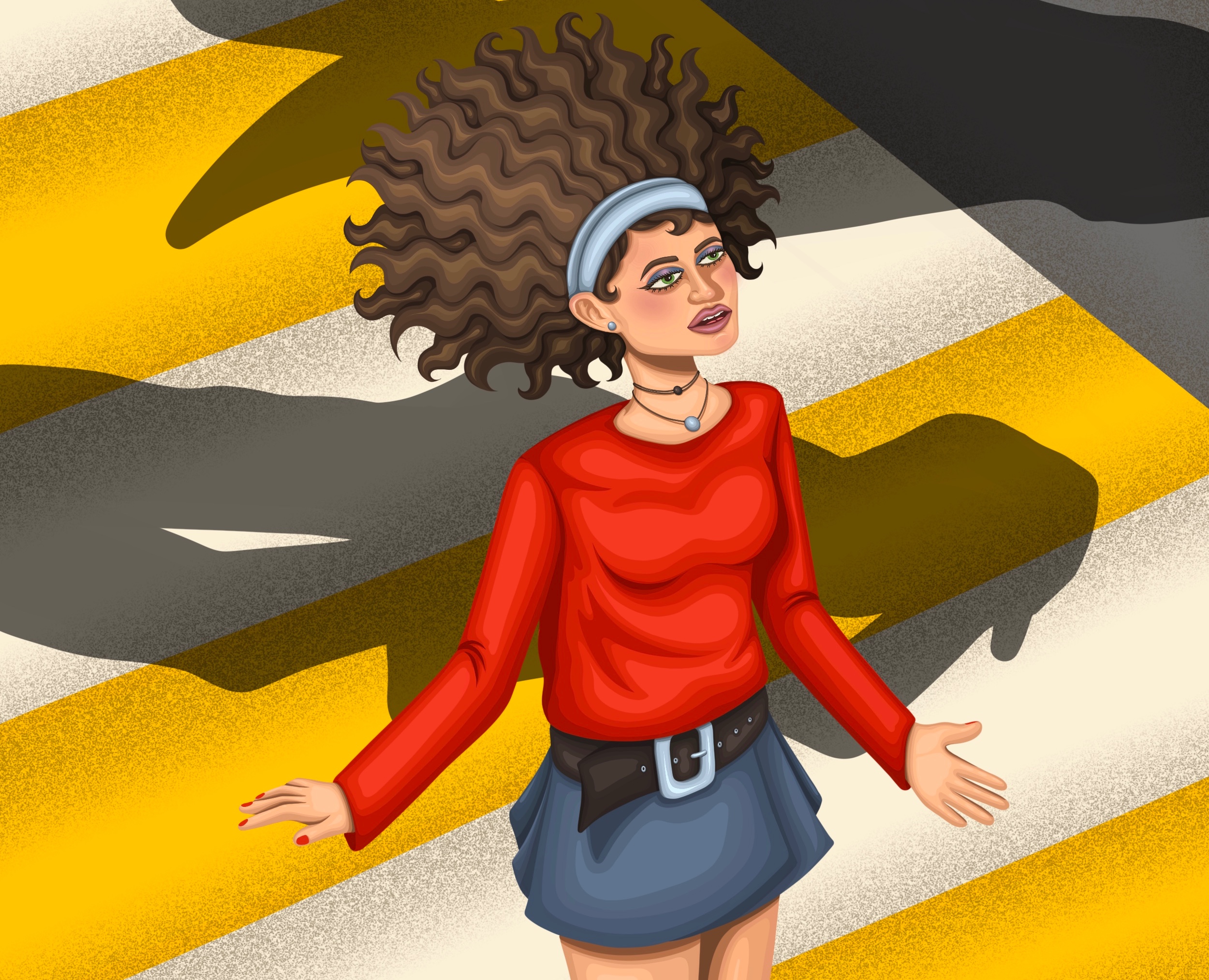 Прогулка — Иллюстрация на Dprofile