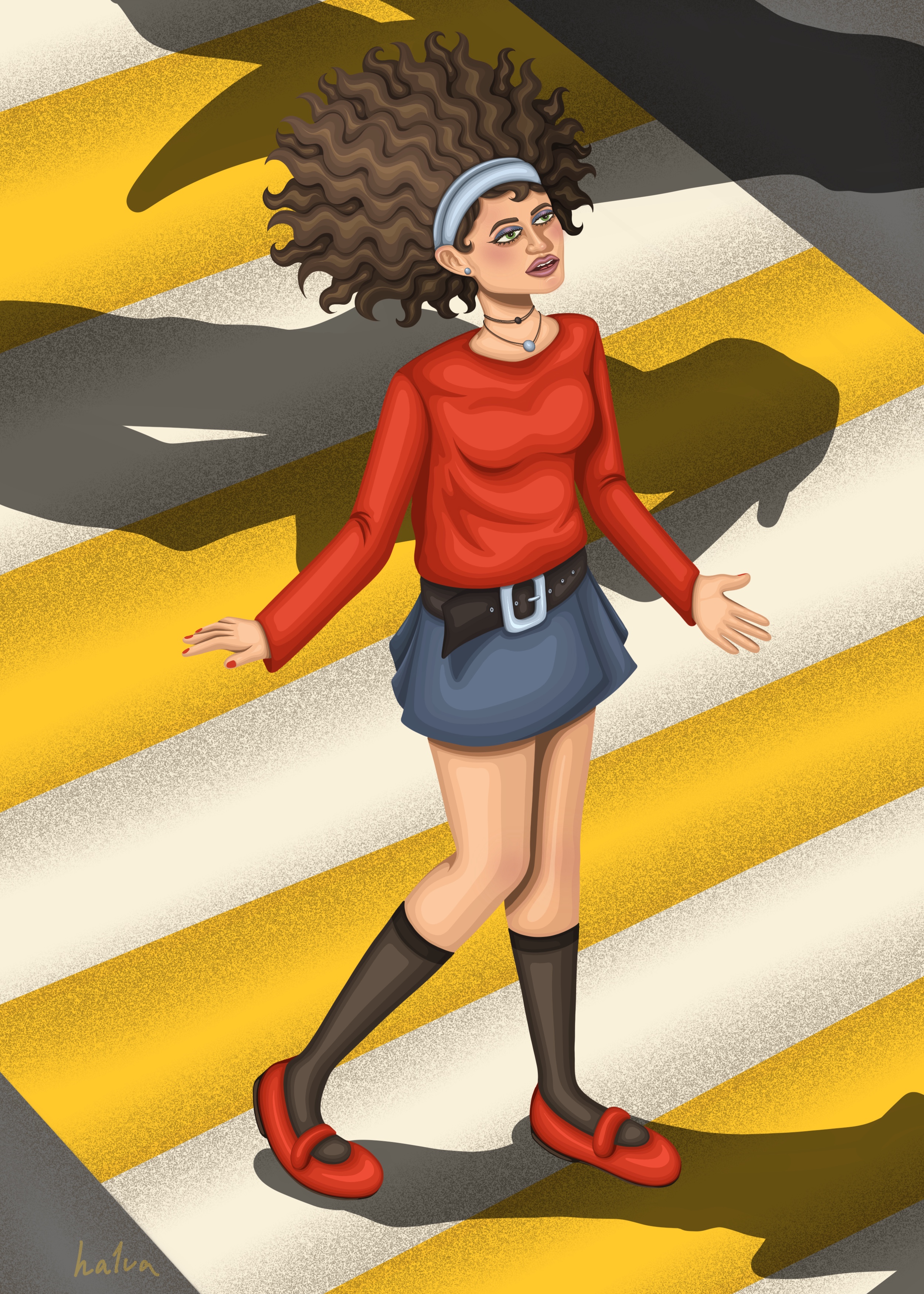 Прогулка — Изображение №1 — Иллюстрация на Dprofile