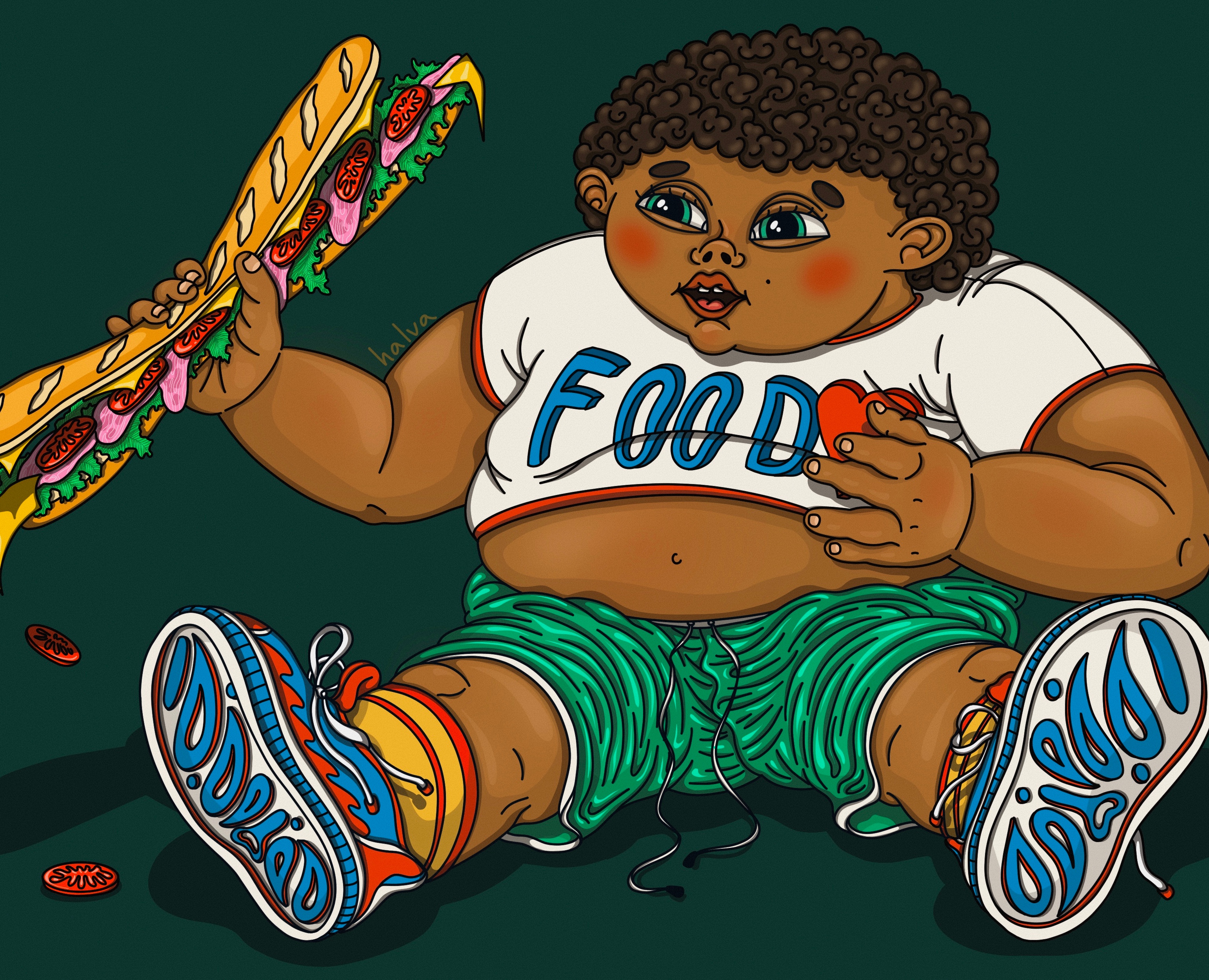 Хороший аппетит — Брендинг, Иллюстрация на Dprofile