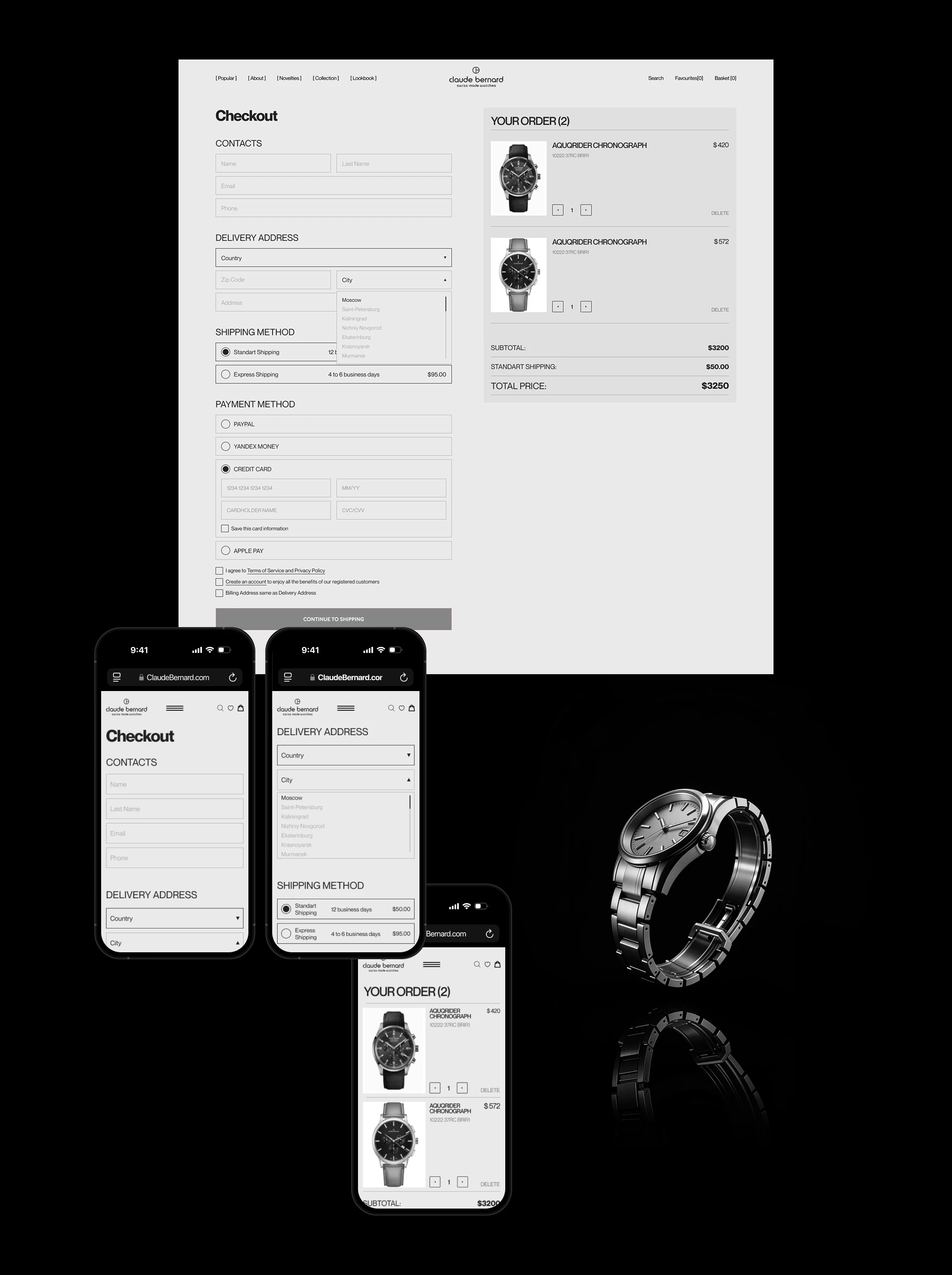 Claude Bernard | E-commerce — Изображение №11 — Интерфейсы на Dprofile