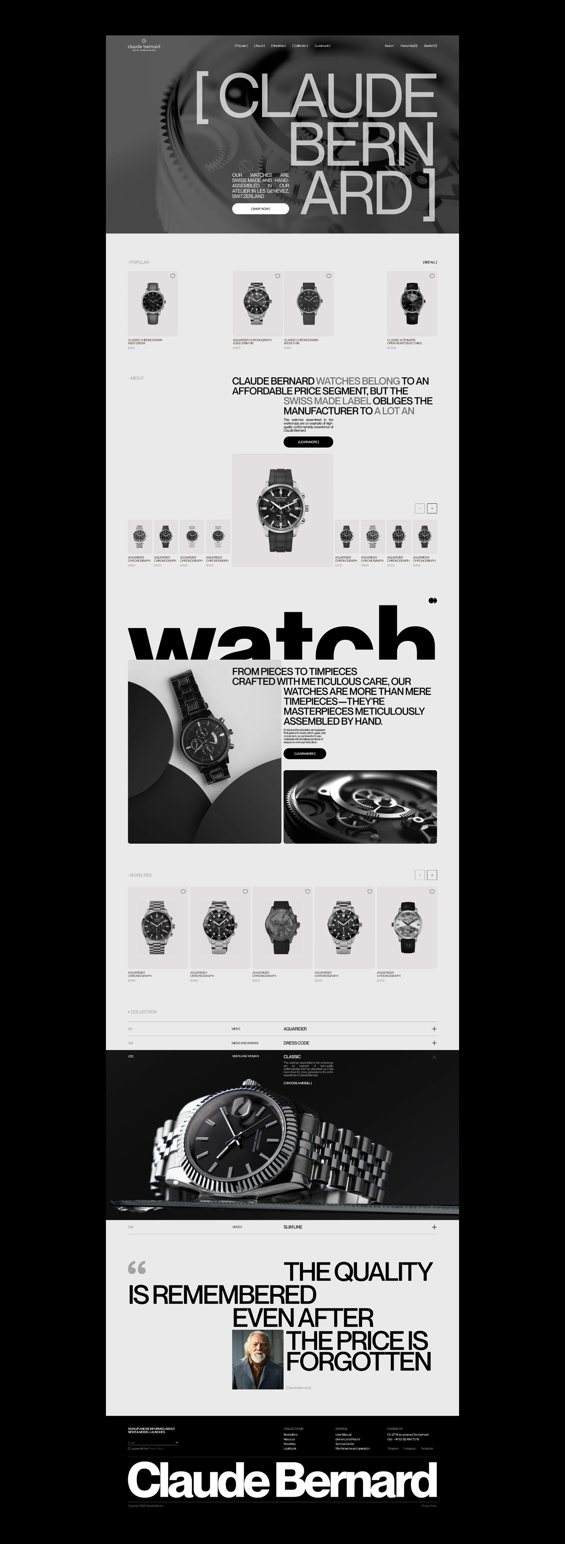 Claude Bernard | E-commerce — Изображение №3 — Интерфейсы на Dprofile
