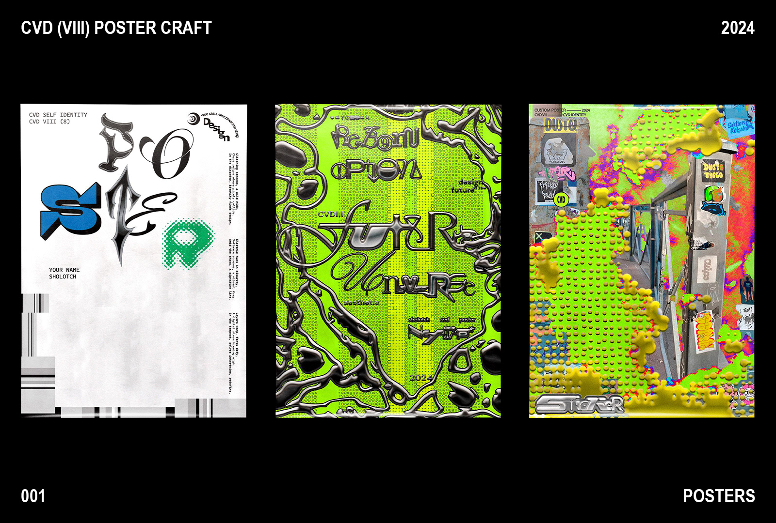 CVD (VIII) POSTER CRAFT COURSE SHOLOTCH — Изображение №2 — Графика на Dprofile