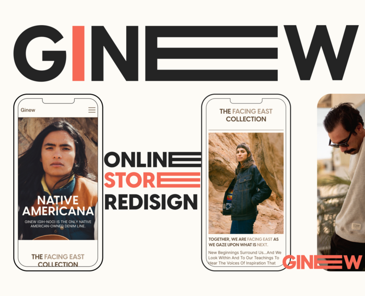 GINEW E-commerce Redesign | Website на Dprofile