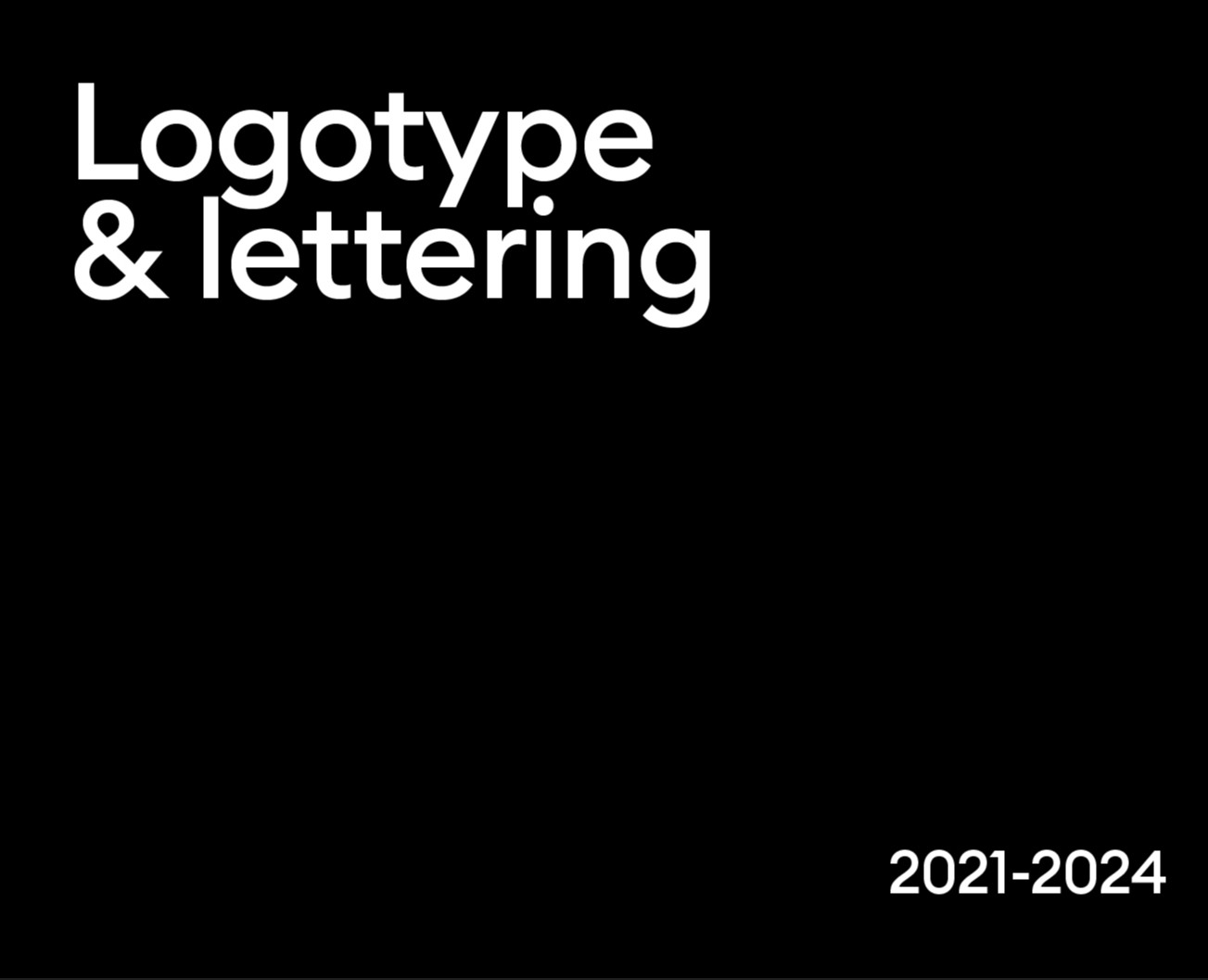 Logotype & lettering 2021-2024 на Dprofile