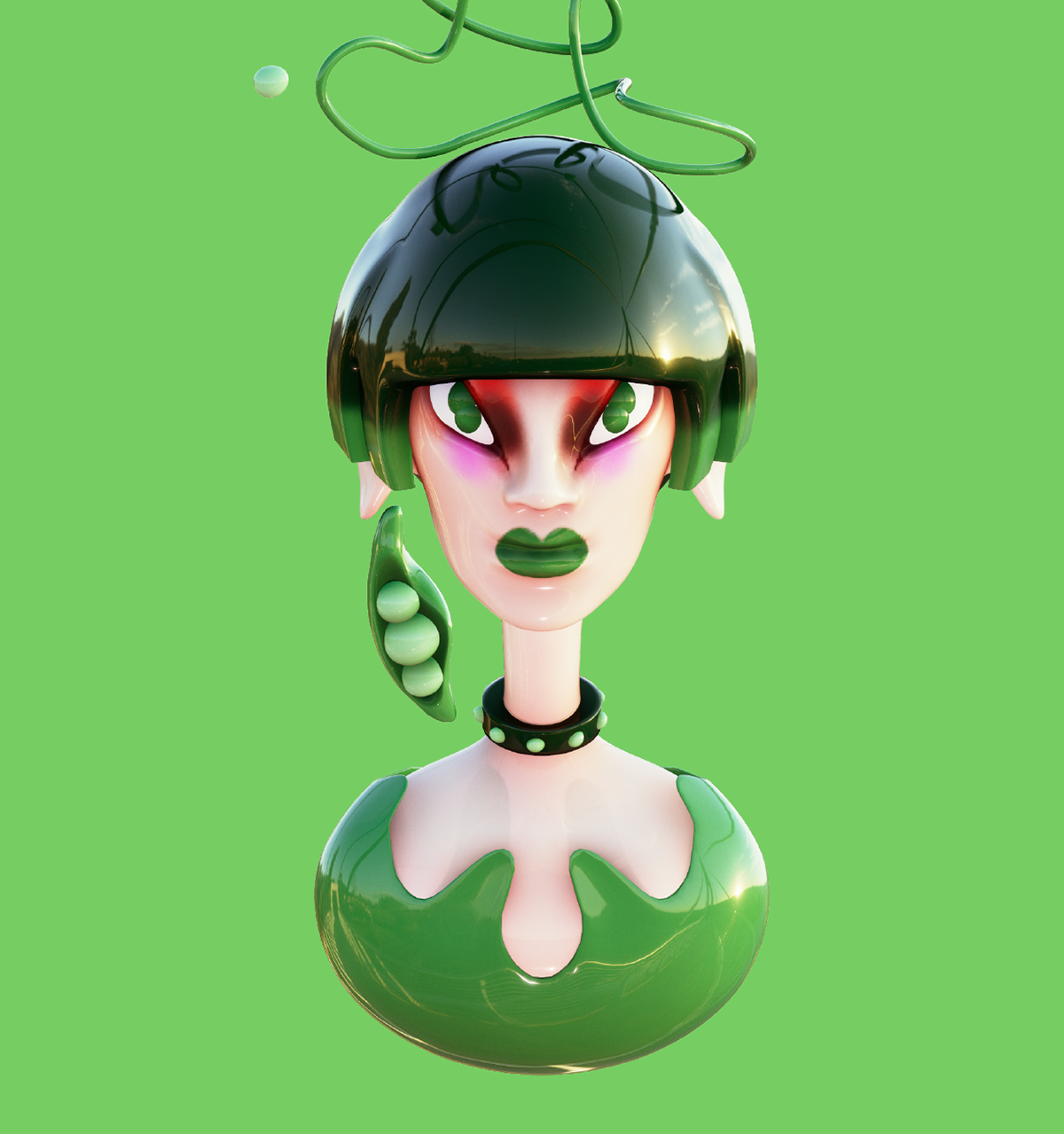 3d иллюстрации - портреты — Изображение №19 — Иллюстрация, 3D на Dprofile