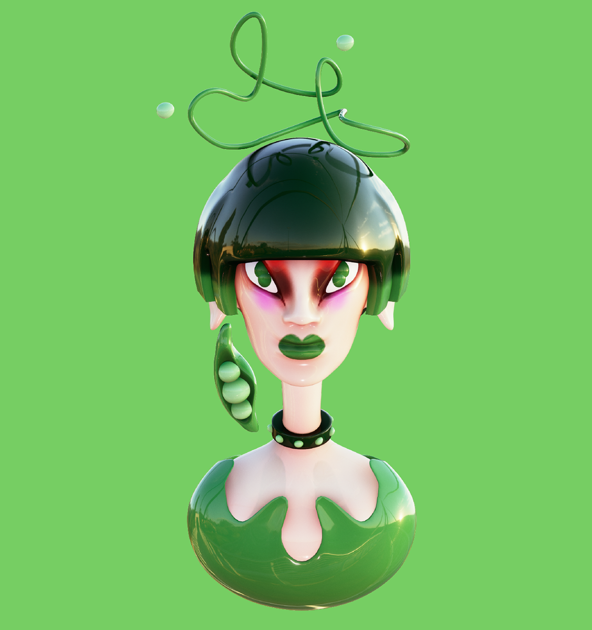 3d иллюстрации - портреты — Изображение №5 — Иллюстрация, 3D на Dprofile