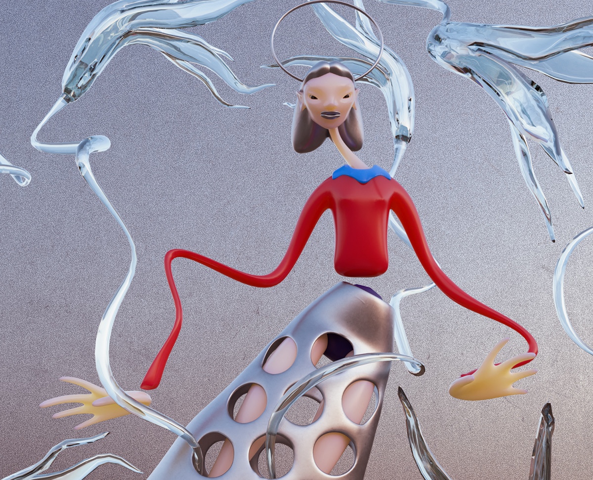Prada s/s 25 _ 3d fashion illustration — Иллюстрация, 3D на Dprofile