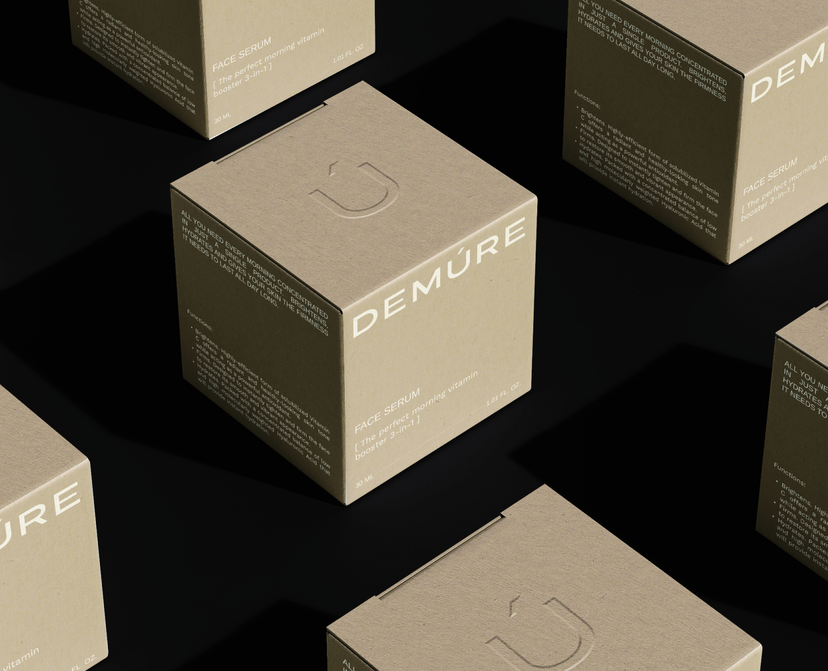 DEMURE | Фирменный стиль | Бренд косметики | Упаковка — Брендинг на Dprofile