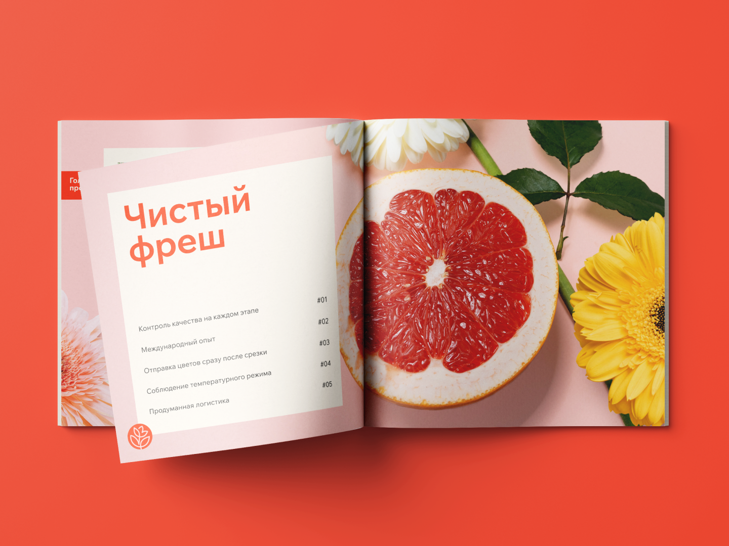 Цветочное меню для «Цветополиса» — Изображение №1 — Брендинг, Графика на Dprofile